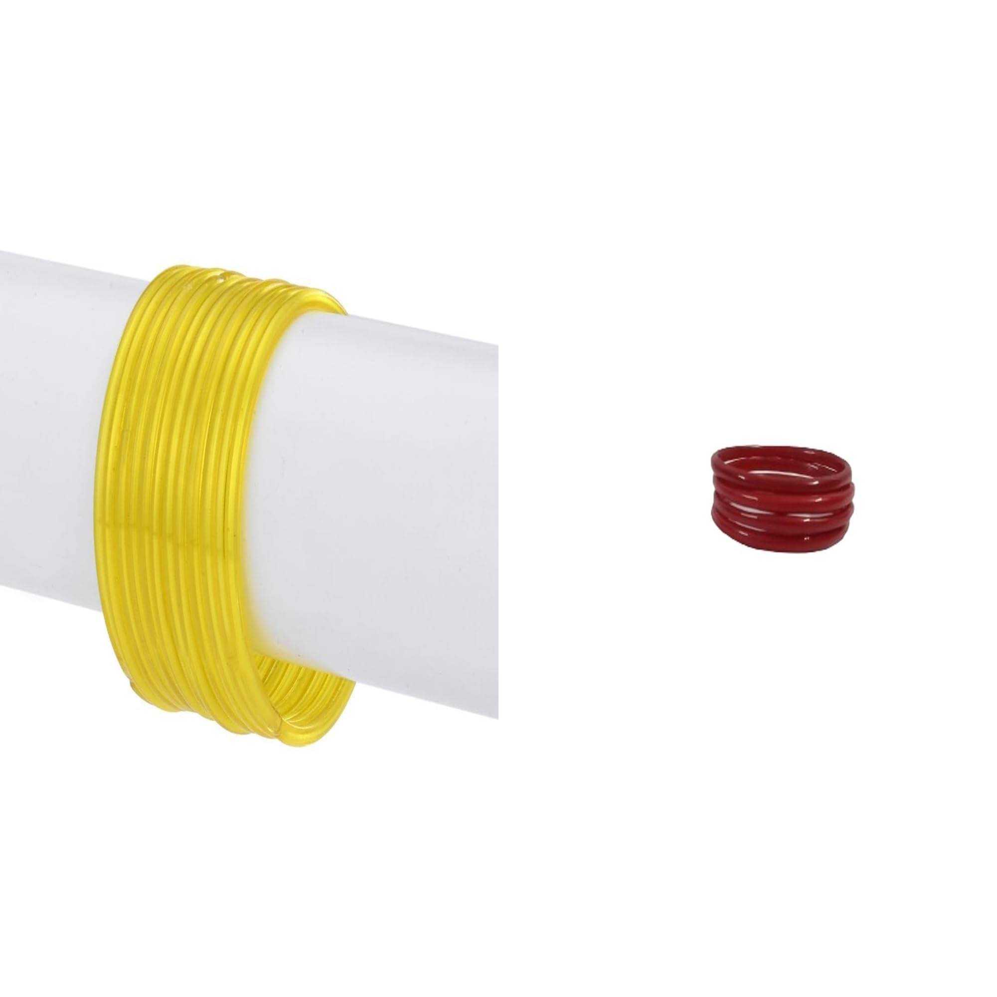 Somil Multicolor Bangle Set ( Pack of 2 )     			Somil Multicolor Bangle Set ( Pack of 2 )