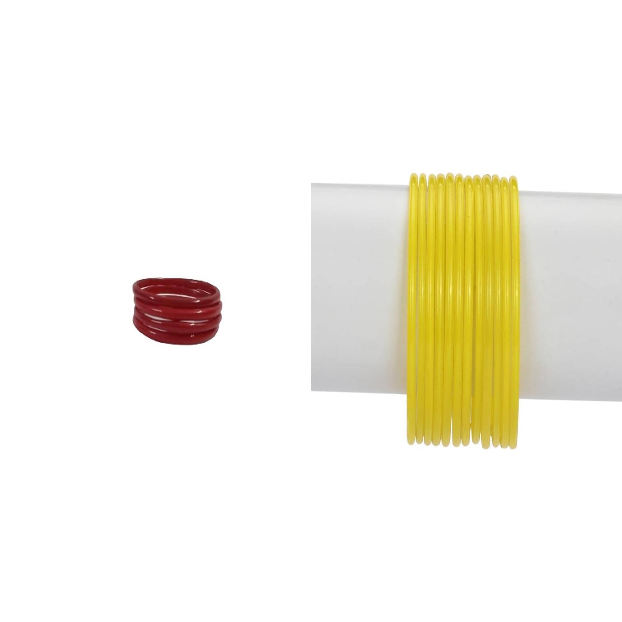     			1st Time Multicolor Bangle Set ( Pack of 2 )