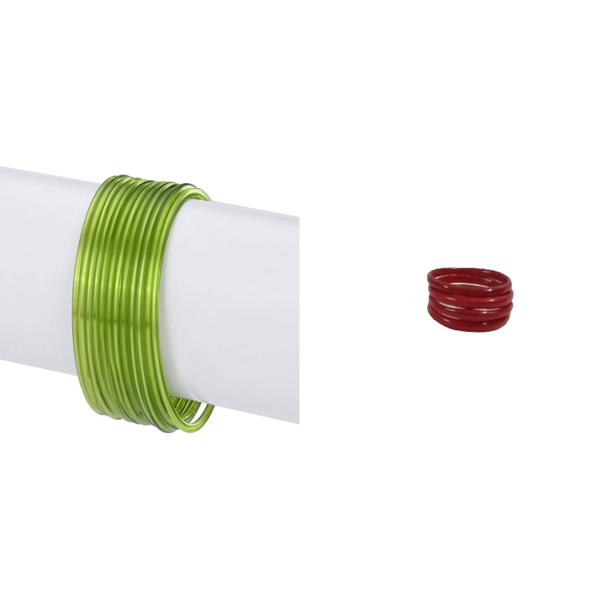 1st Time Multicolor Bangle Set ( Pack of 2 ) 1st Time Multicolor Bangle Set ( Pack of 2 )
