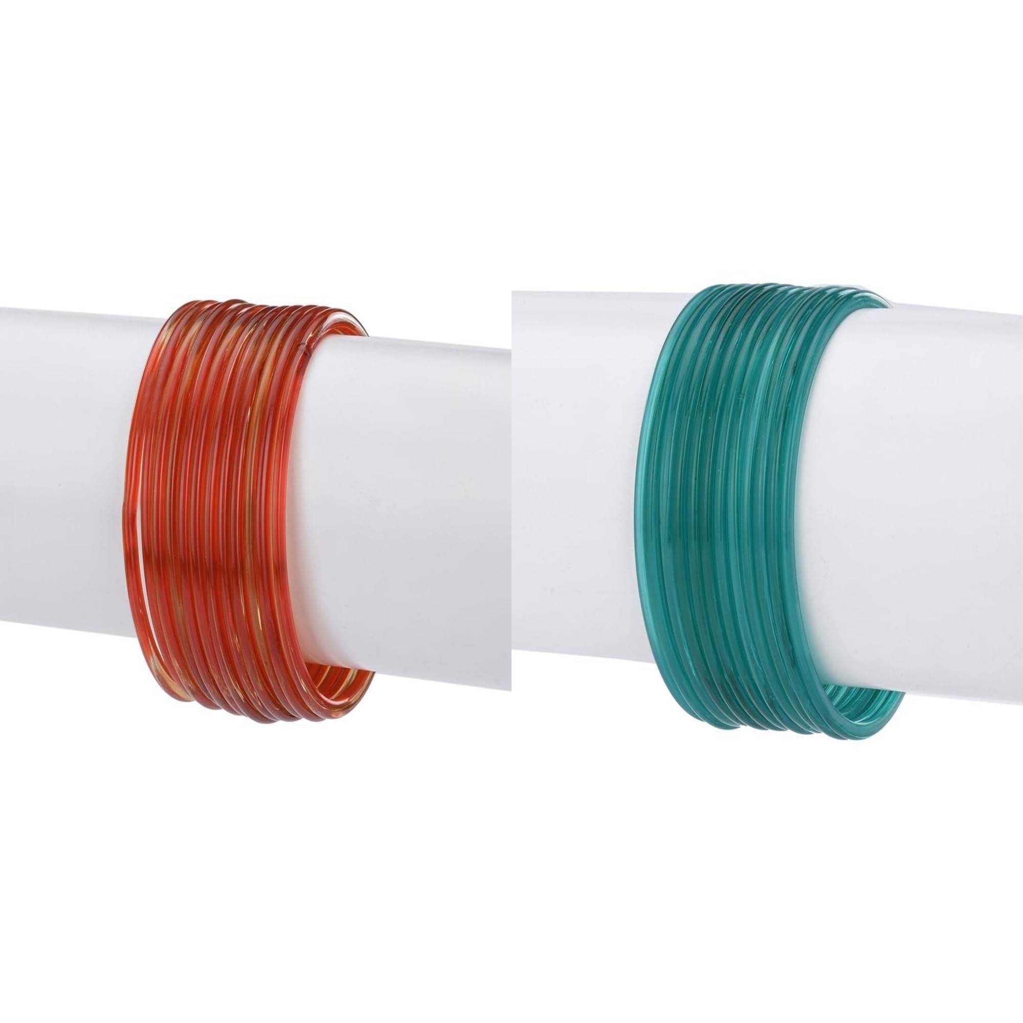     			1st Time Multicolor Bangle Set ( Pack of 2 )