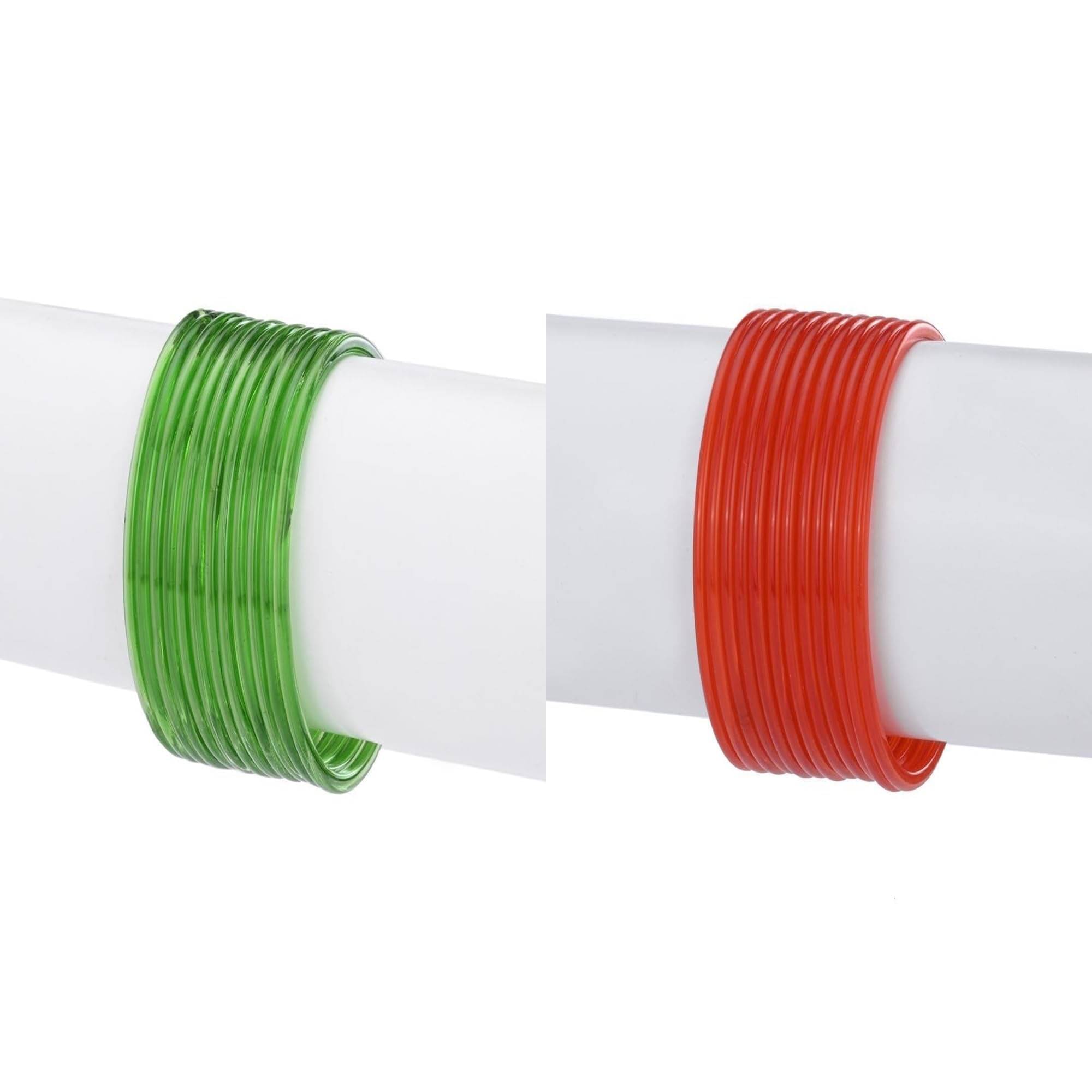    			1st Time Multicolor Bangle Set ( Pack of 2 )