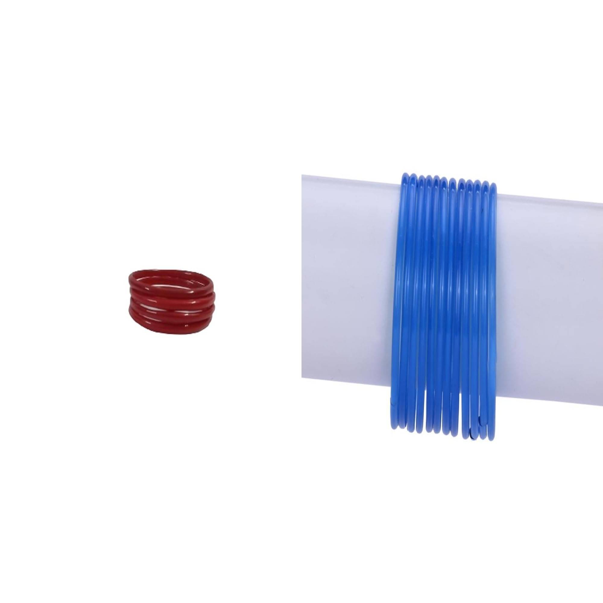 1st Time Multicolor Bangle Set ( Pack of 2 ) 1st Time Multicolor Bangle Set ( Pack of 2 )