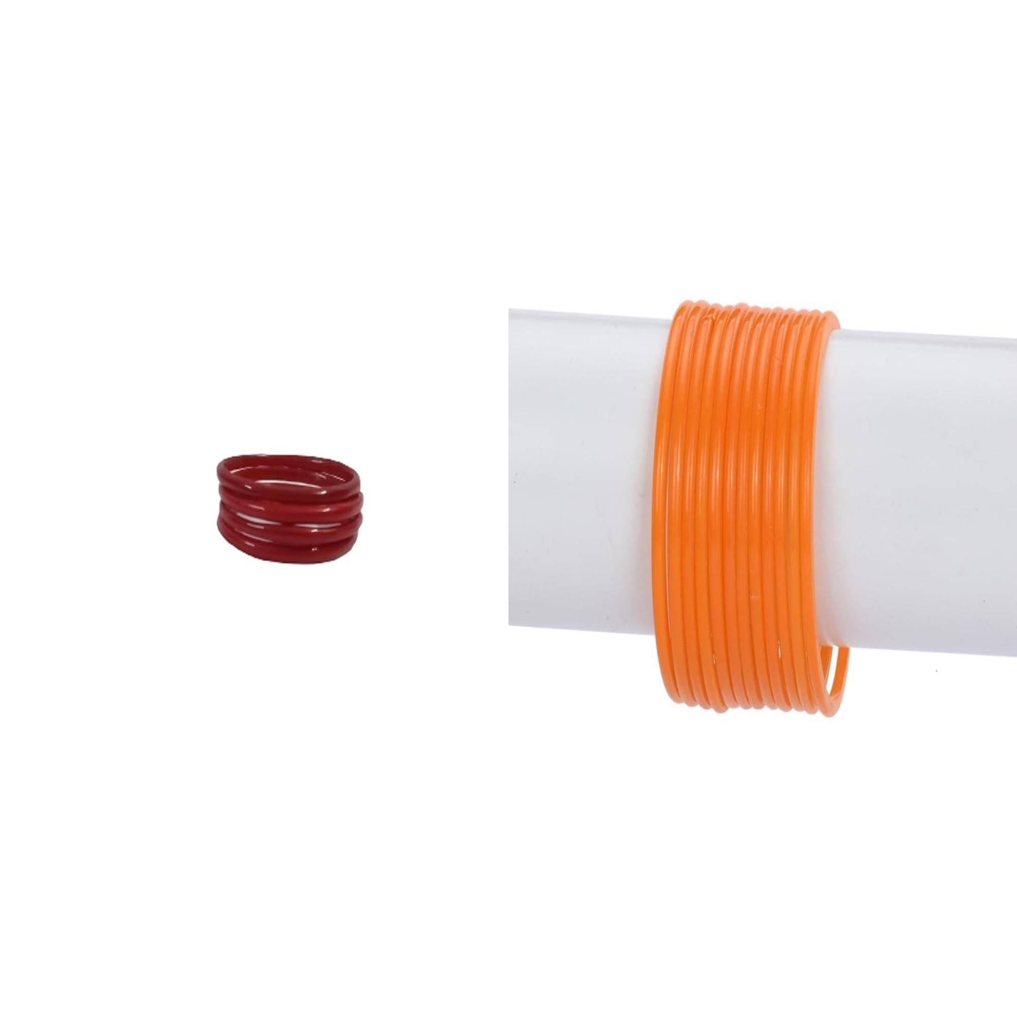    			1st Time Multicolor Bangle Set ( Pack of 2 )
