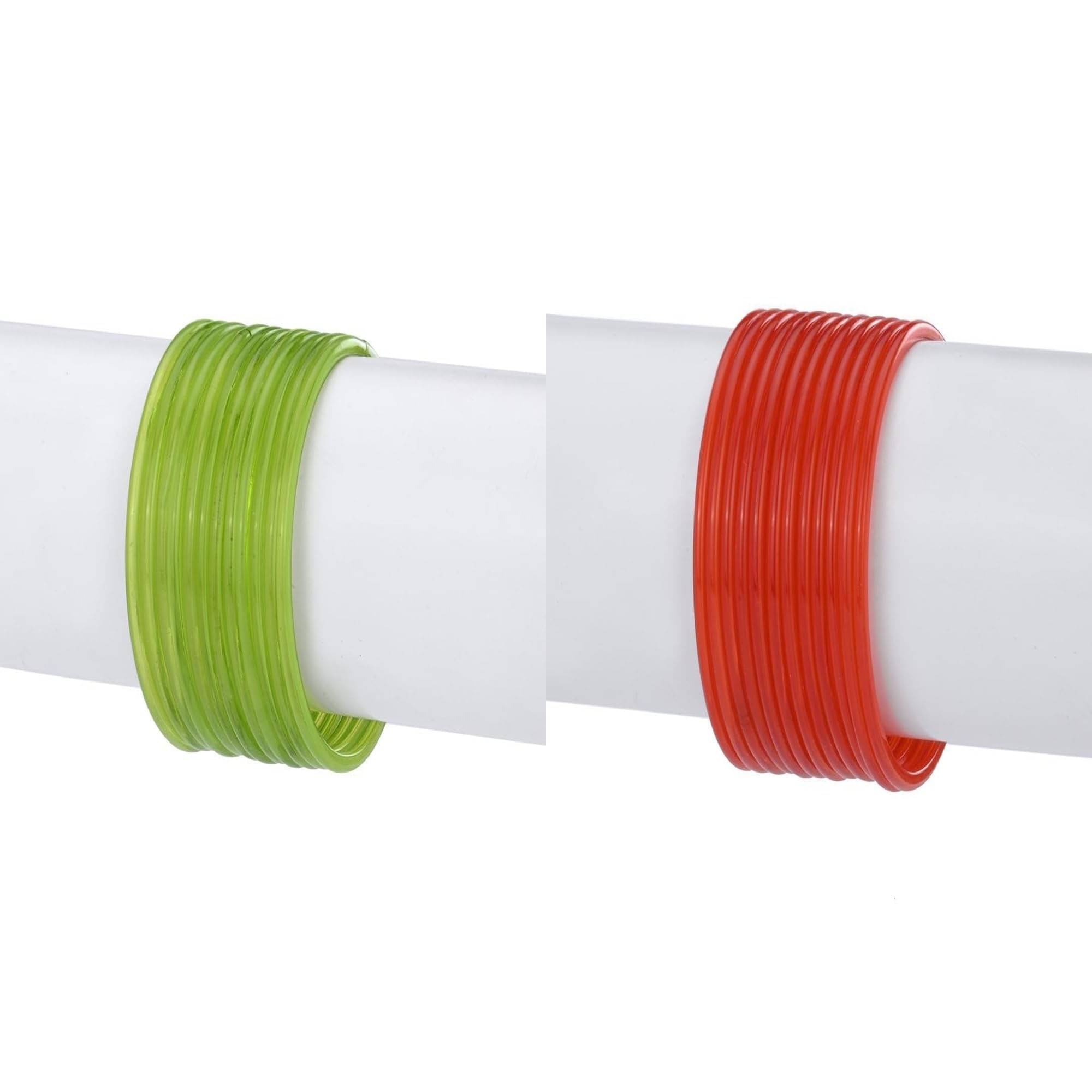     			1st Time Multicolor Bangle Set ( Pack of 2 )