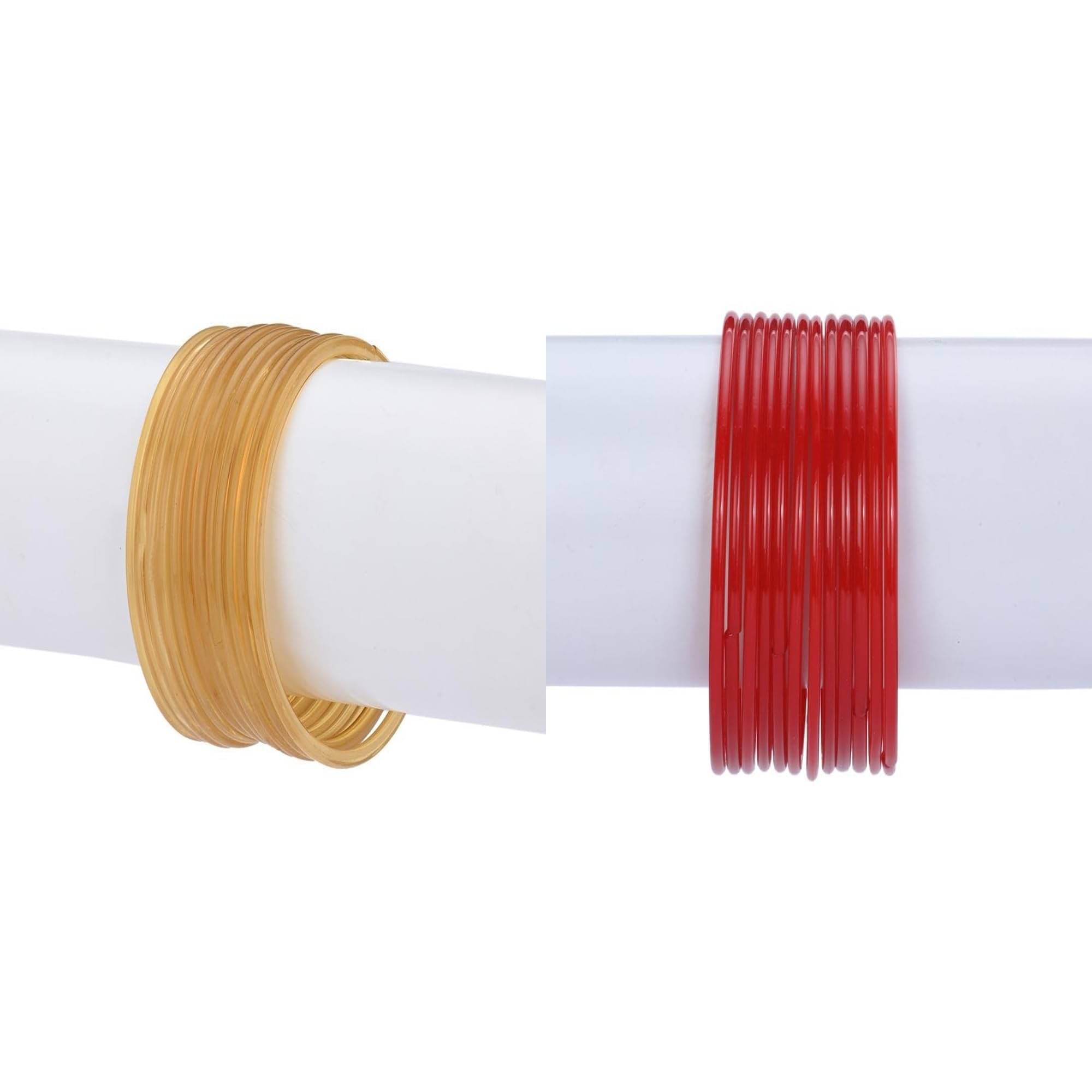     			1st Time Multicolor Bangle Set ( Pack of 2 )
