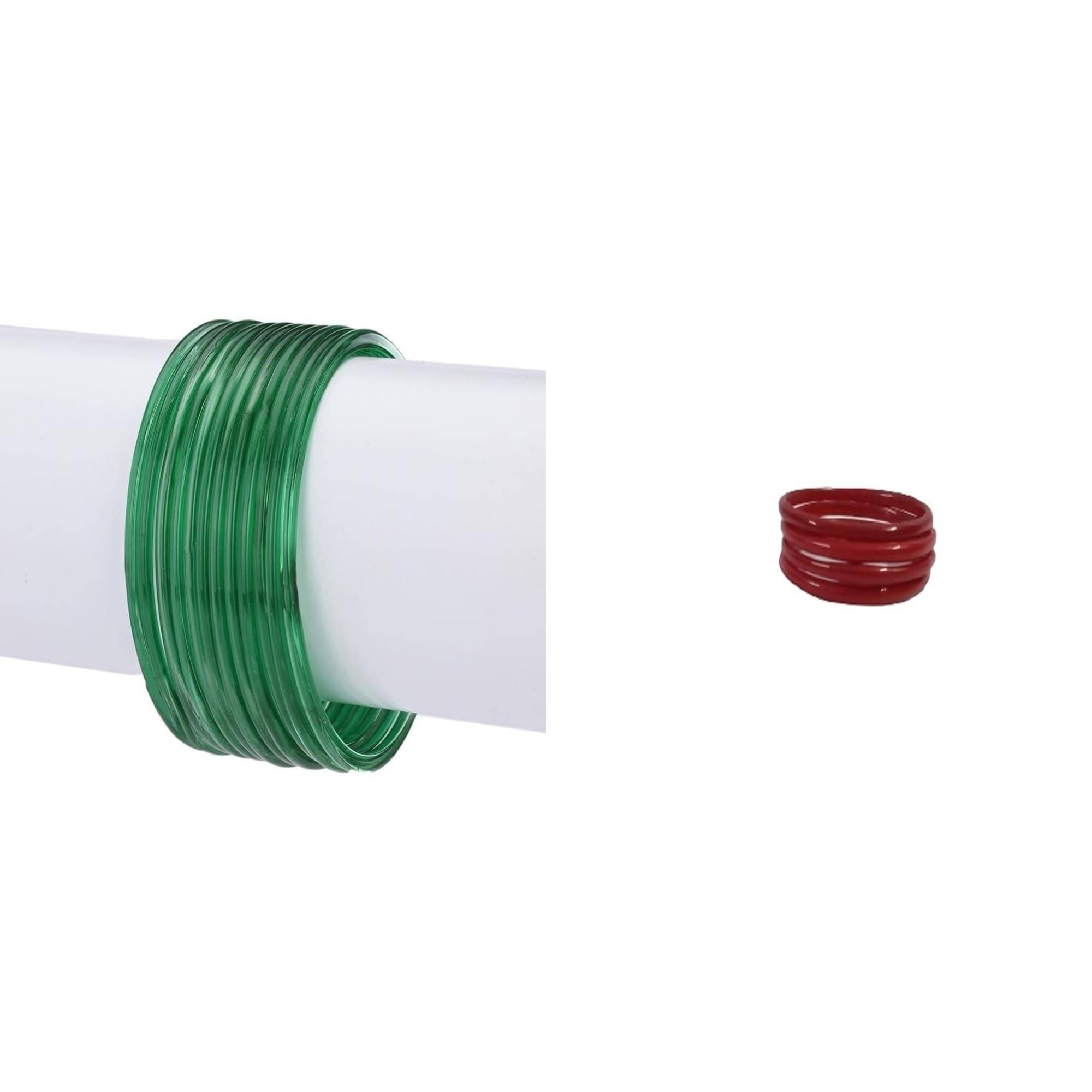     			1st Time Multicolor Bangle Set ( Pack of 2 )