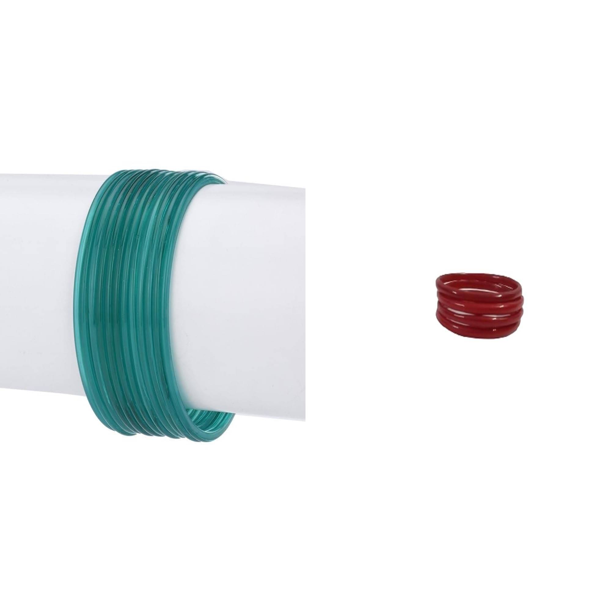 1st Time Multicolor Bangle Set ( Pack of 2 ) 1st Time Multicolor Bangle Set ( Pack of 2 )