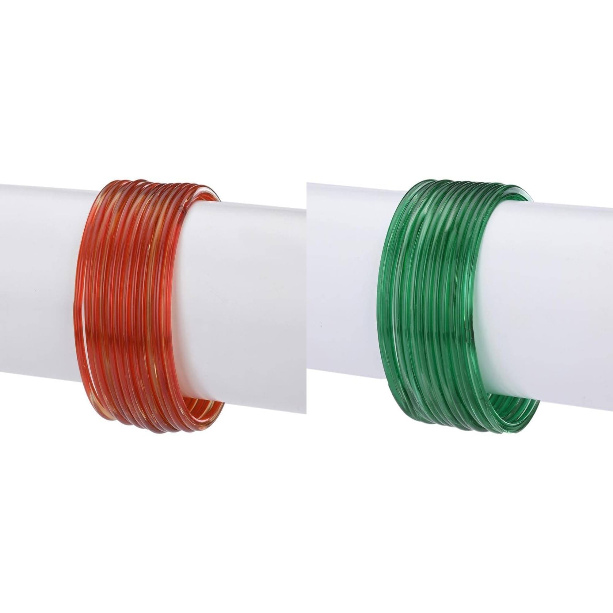     			1st Time Multicolor Bangle Set ( Pack of 2 )
