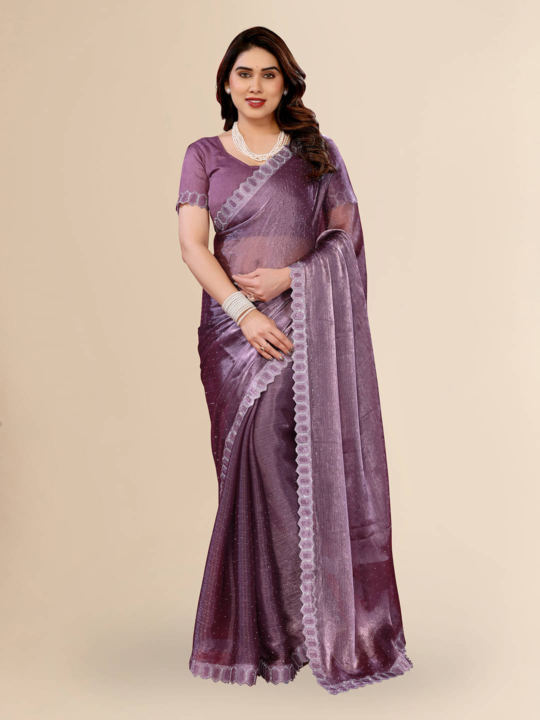 ANAND SAREES Jimmy Choo Solid Ilkal Saree With Unstitched Blouse Piece ( WINE ) ANAND SAREES Jimmy Choo Solid Ilkal Saree With Unstitched Blouse Piece ( WINE )