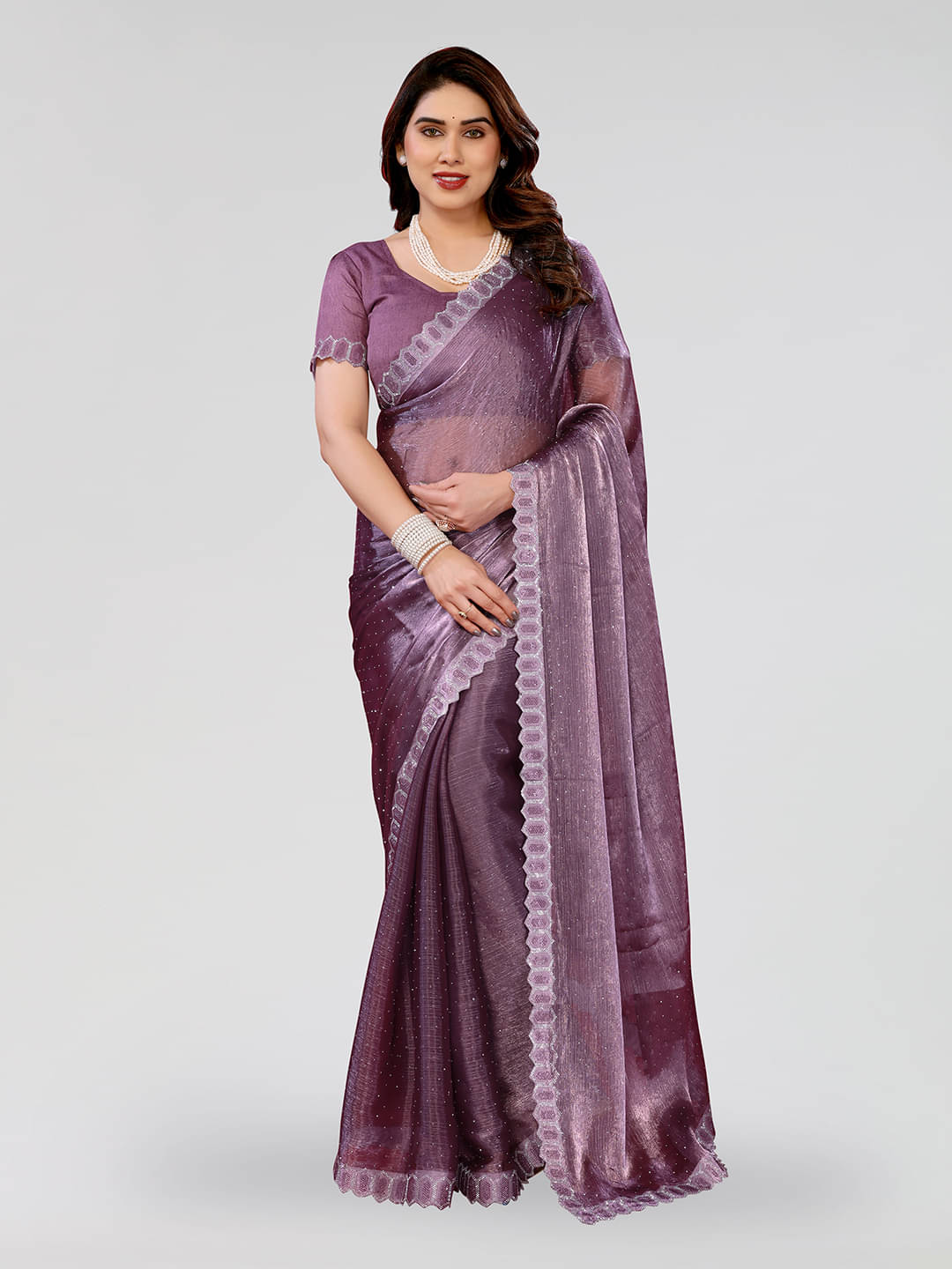 ANAND SAREES Jimmy Choo Solid Ilkal Saree With Unstitched Blouse Piece ( WINE ) ANAND SAREES Jimmy Choo Solid Ilkal Saree With Unstitched Blouse Piece ( WINE )