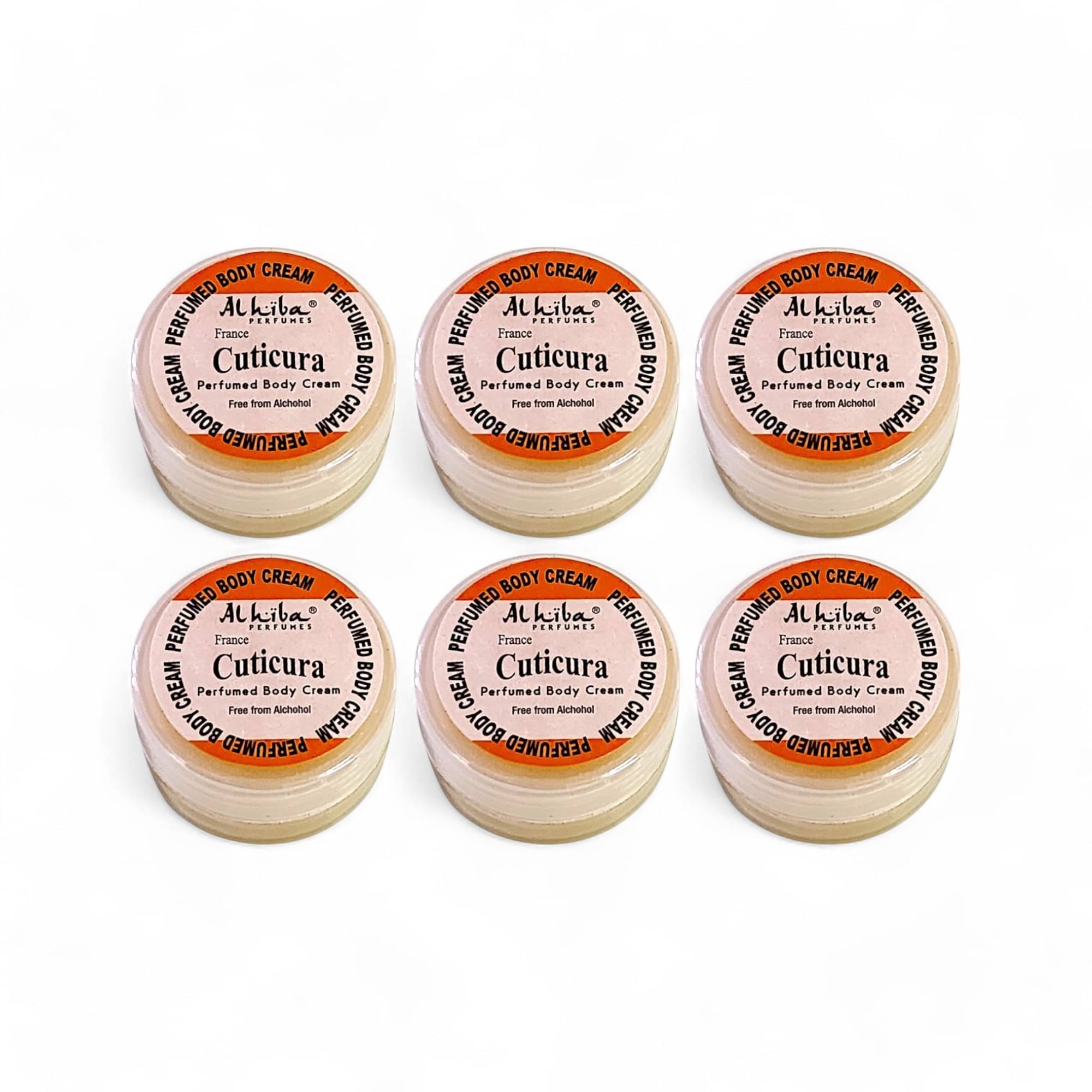     			Al Hiba Cuticura Perfumed Body Deodorant Cream for Unisex 10 gm ( Pack of 6 )