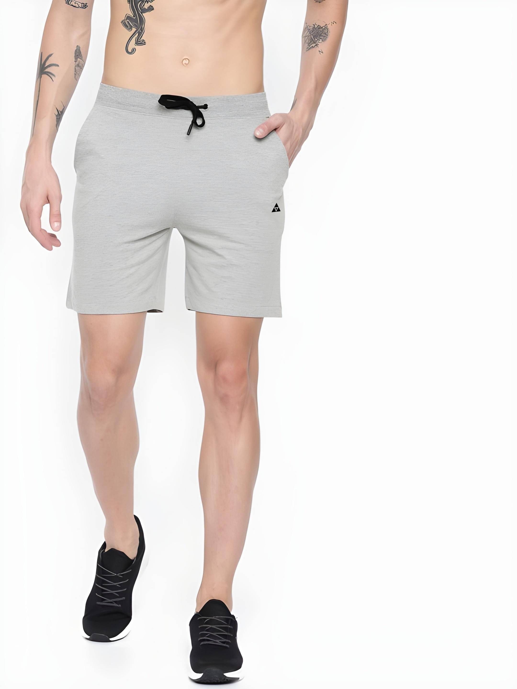 Ardeur Grey Blended Men's Shorts ( Pack of 1 ) Ardeur Grey Blended Men's Shorts ( Pack of 1 )