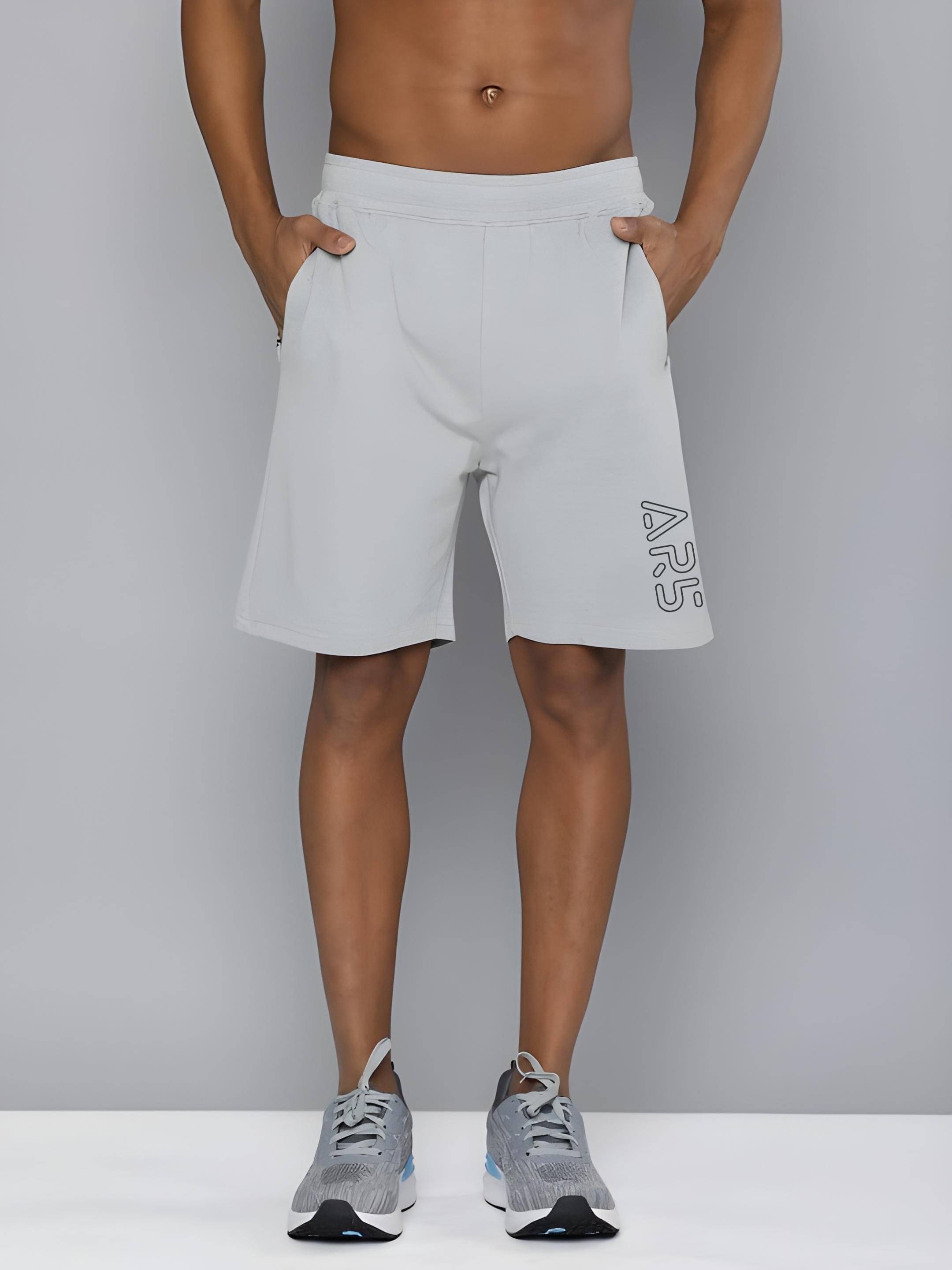Ardeur Grey Melange Blended Men's Shorts ( Pack of 1 )     			Ardeur Grey Melange Blended Men's Shorts ( Pack of 1 )