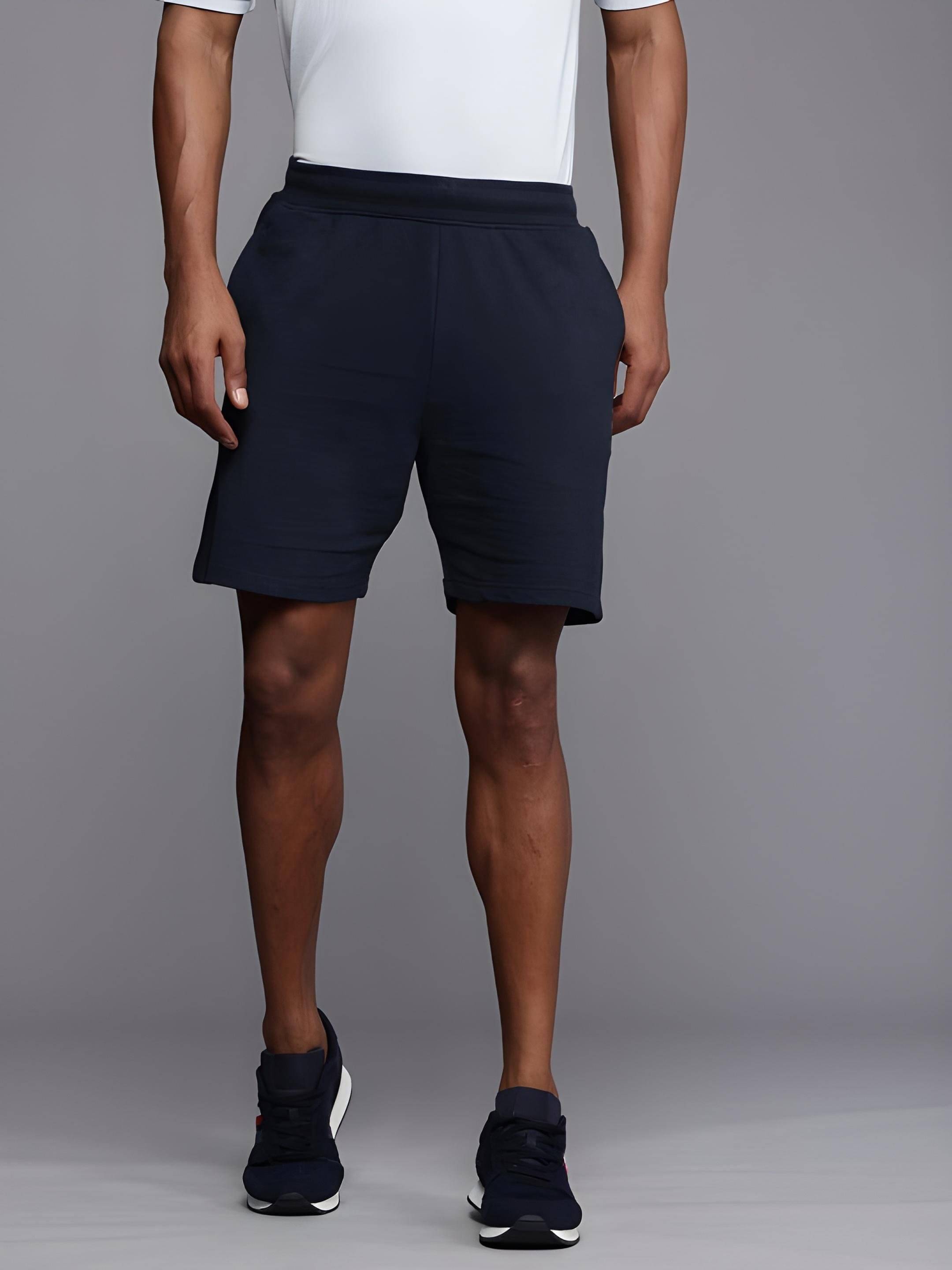     			Ardeur Navy Blended Men's Shorts ( Pack of 1 )