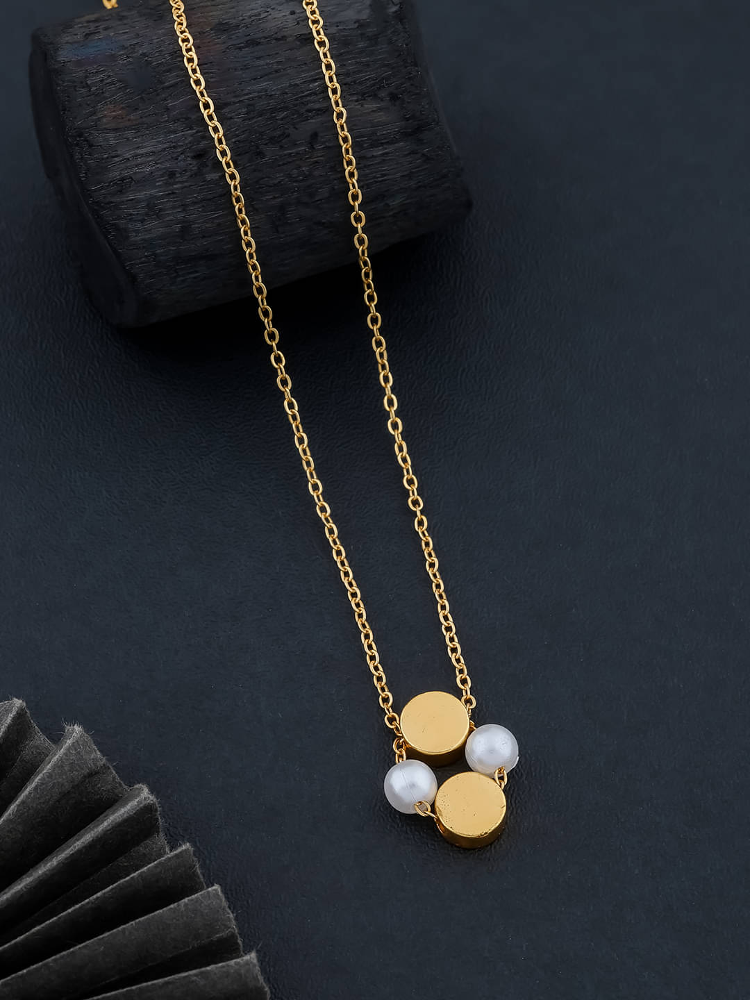     			BRANDSOON Gold Pendant ( Pack of 1 )