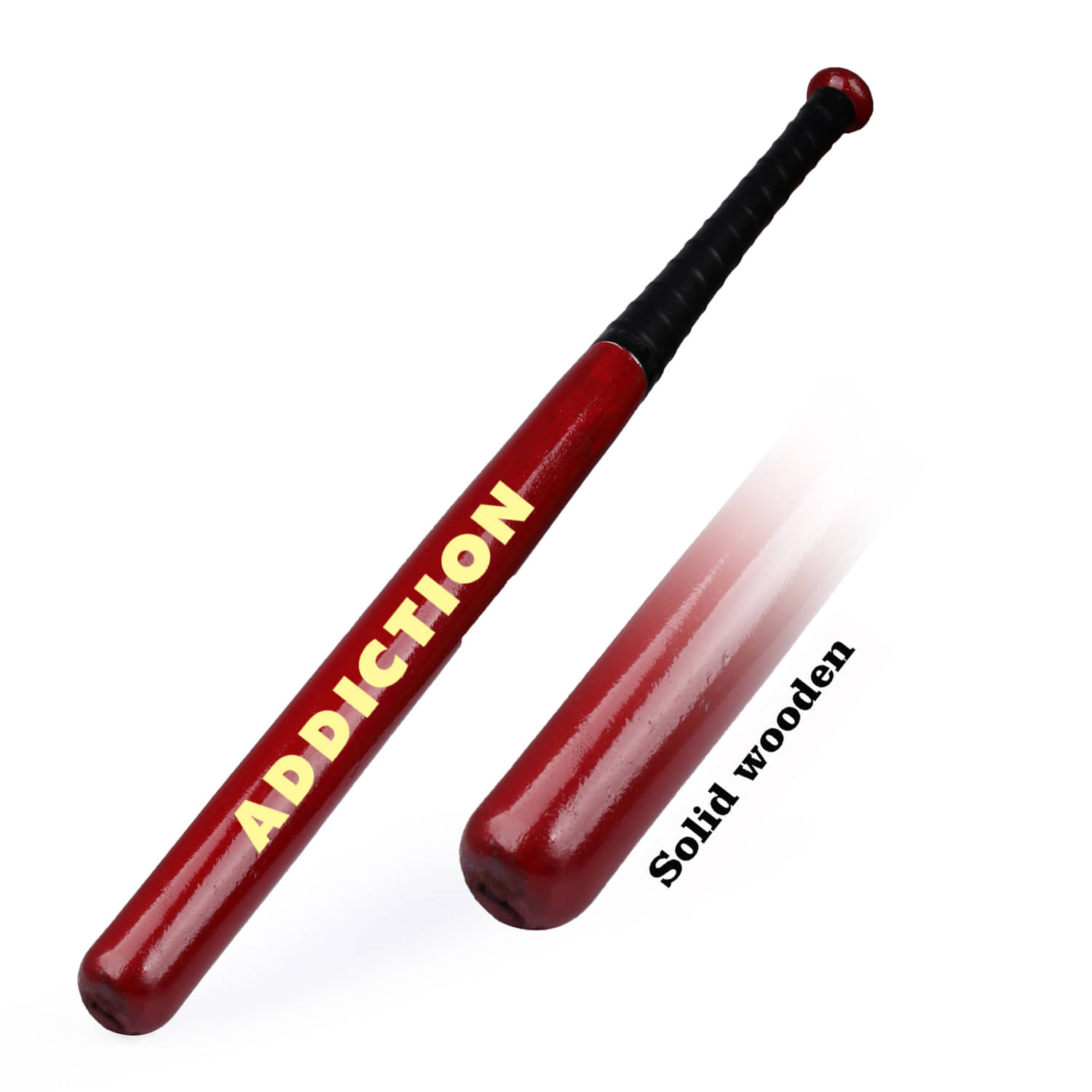     			Classic Red Wooden Baseball Bat