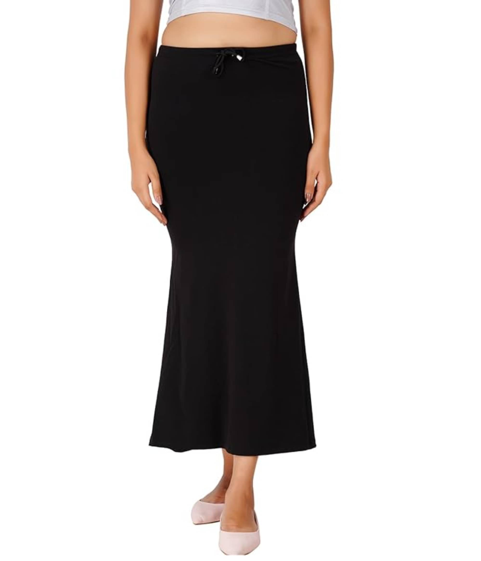 Coatsy Flowra Black Lycra Petticoat - Single     			Coatsy Flowra Black Lycra Petticoat - Single