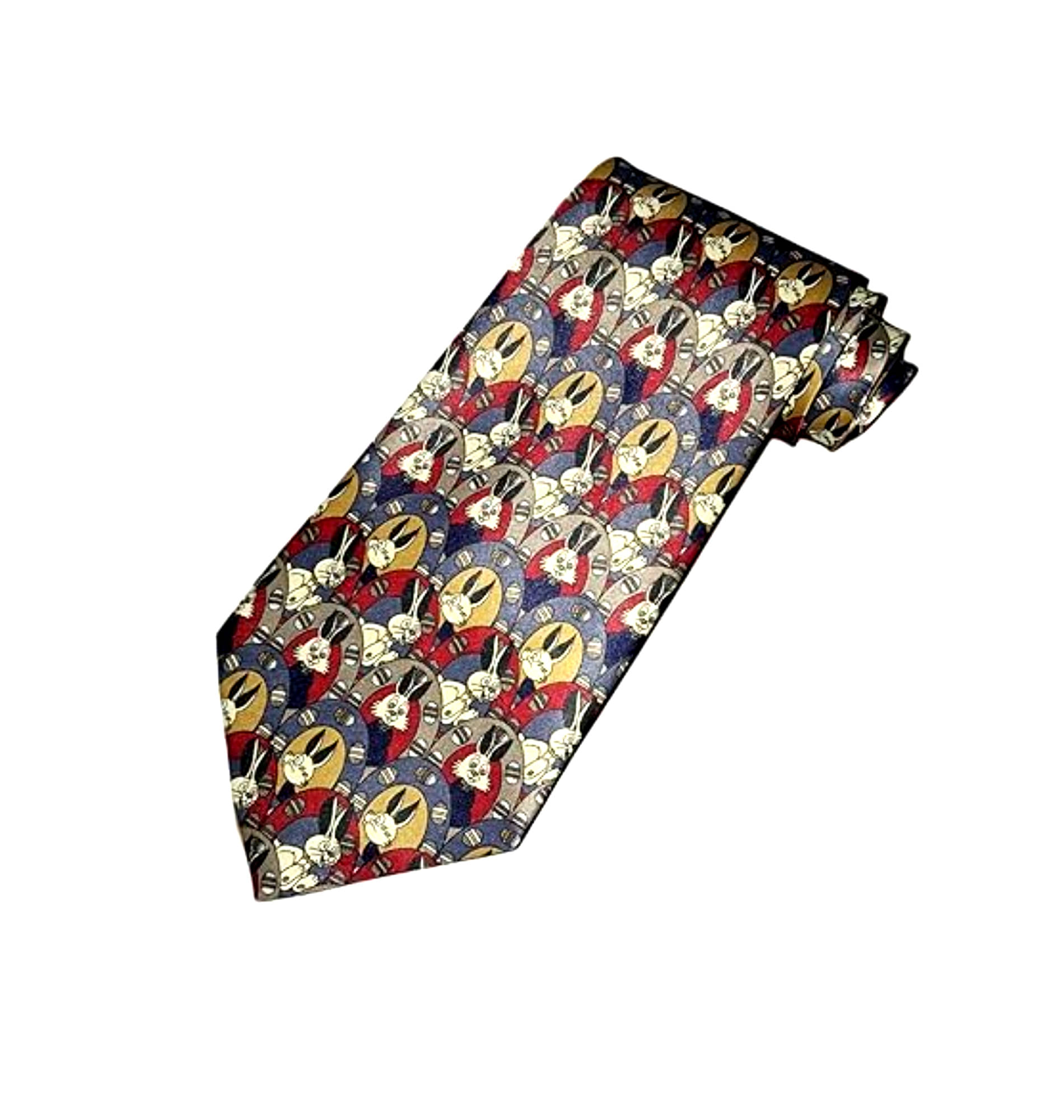 Denmarc Multi Geometrical Silk Necktie Denmarc Multi Geometrical Silk Necktie