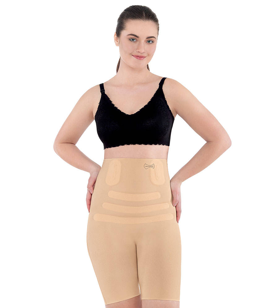     			Dermawear Women Spandex Tummy & Thigh Shaper ( Beige )