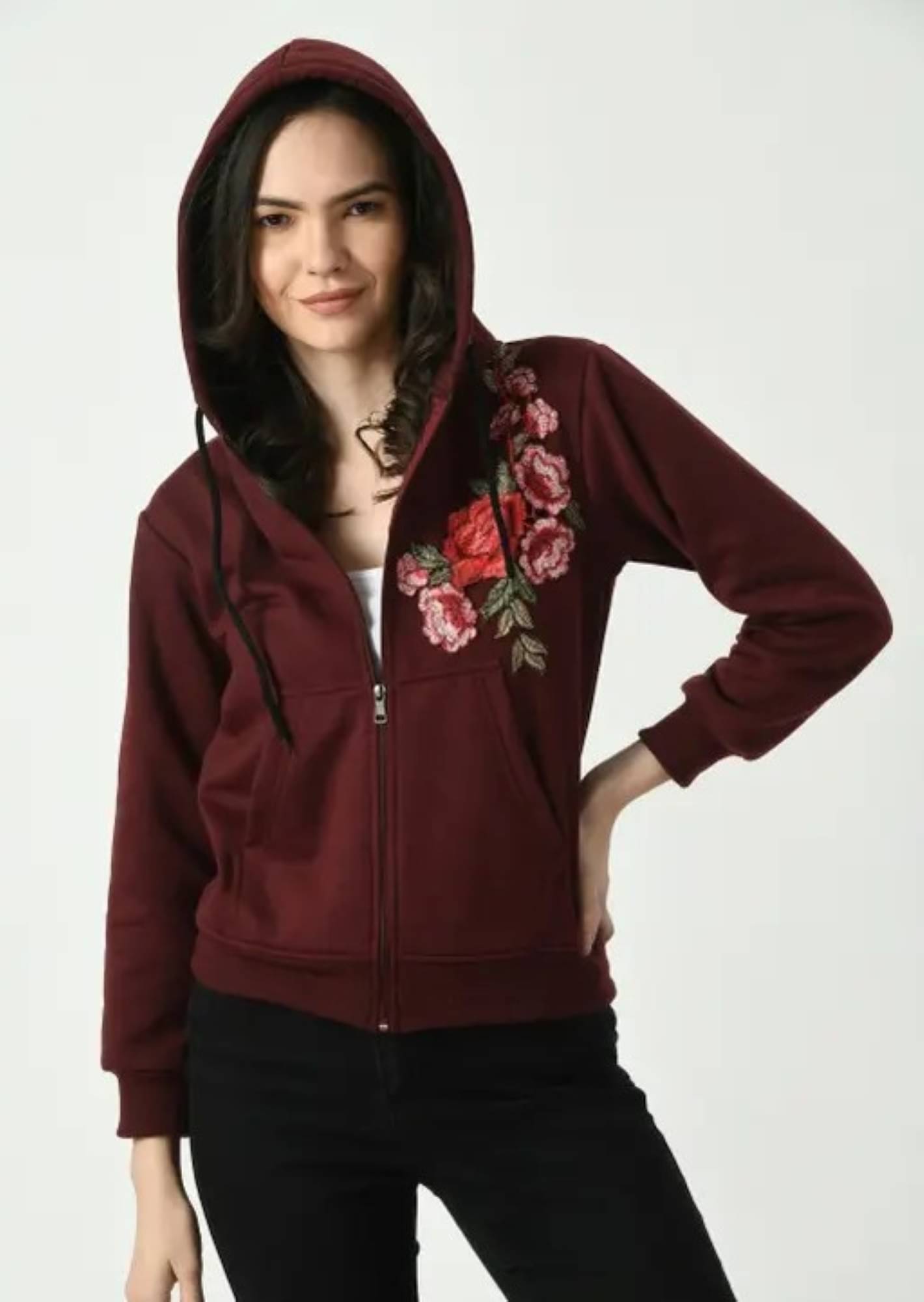     			Divine Bezz Women Regular Jacket ( Maroon )