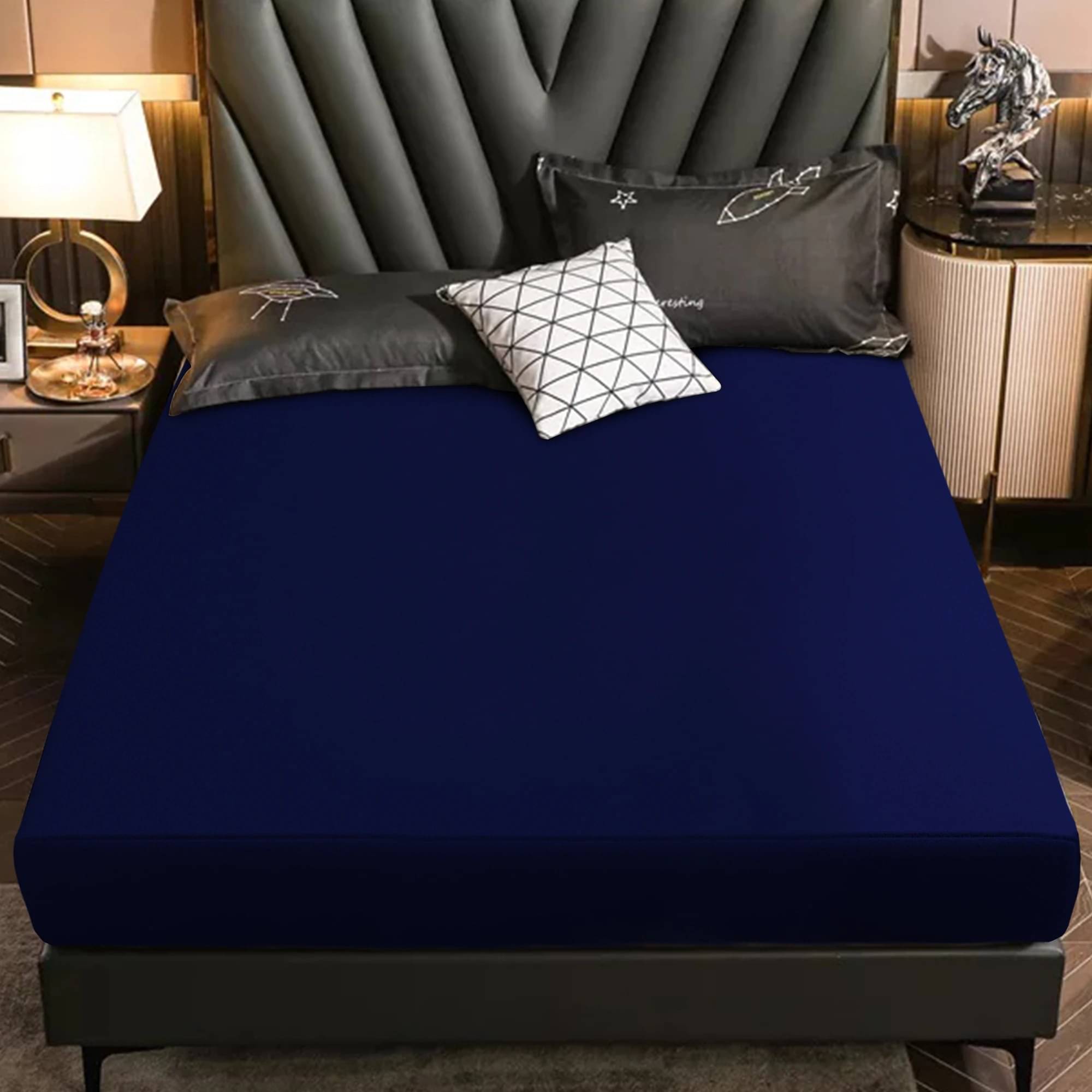 Dream Care Blue Blends Mattress Cover Dream Care Blue Blends Mattress Cover