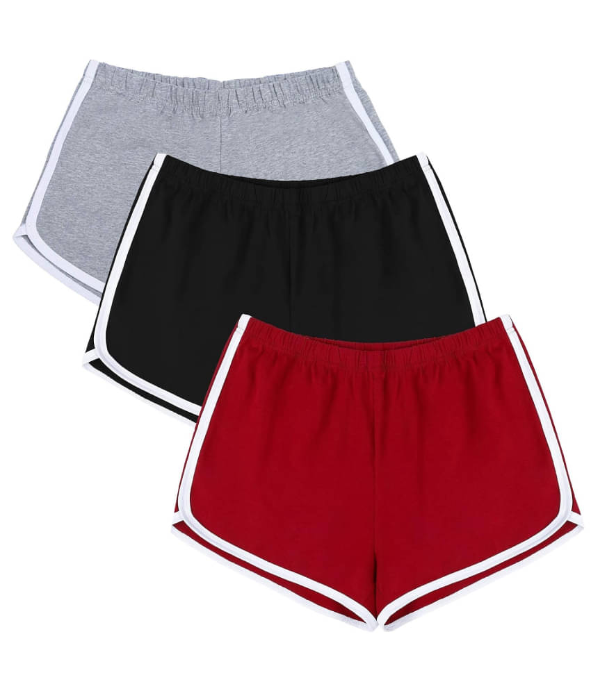     			Eye Water Pack of 3 Girls Cotton Blend Shorts ( Multicolor )