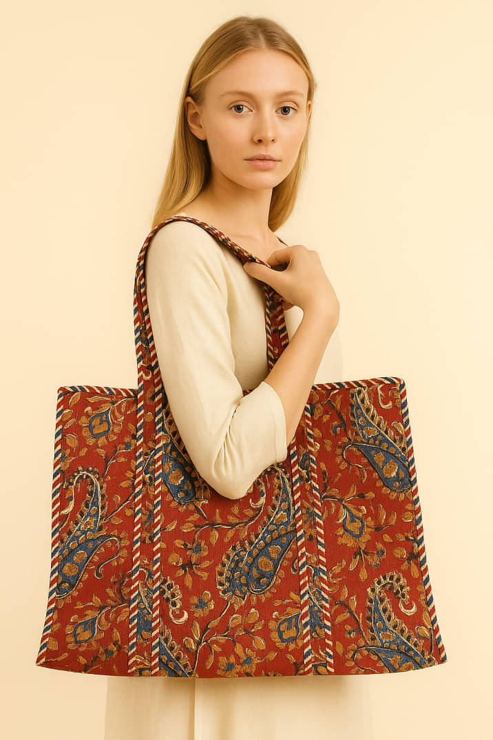     			Frionkandy Tote Bag Cotton Set of 1 ( Multicolor )