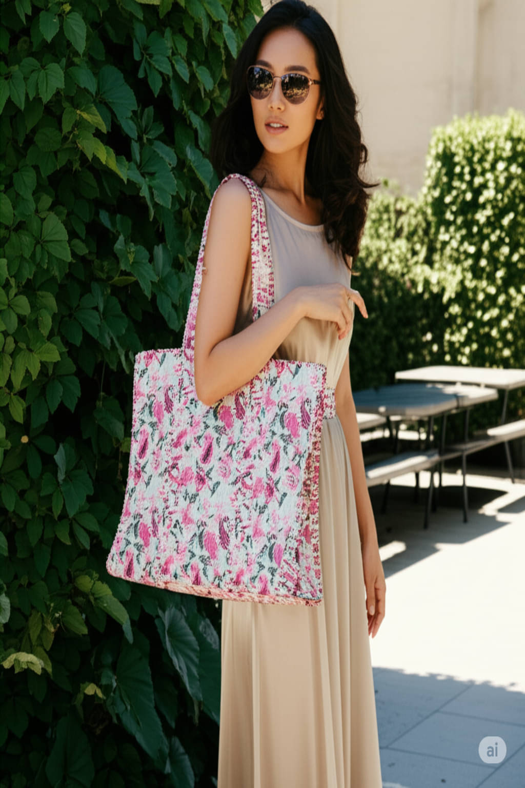     			Frionkandy Tote Bag Cotton Set of 1 ( Multicolor )