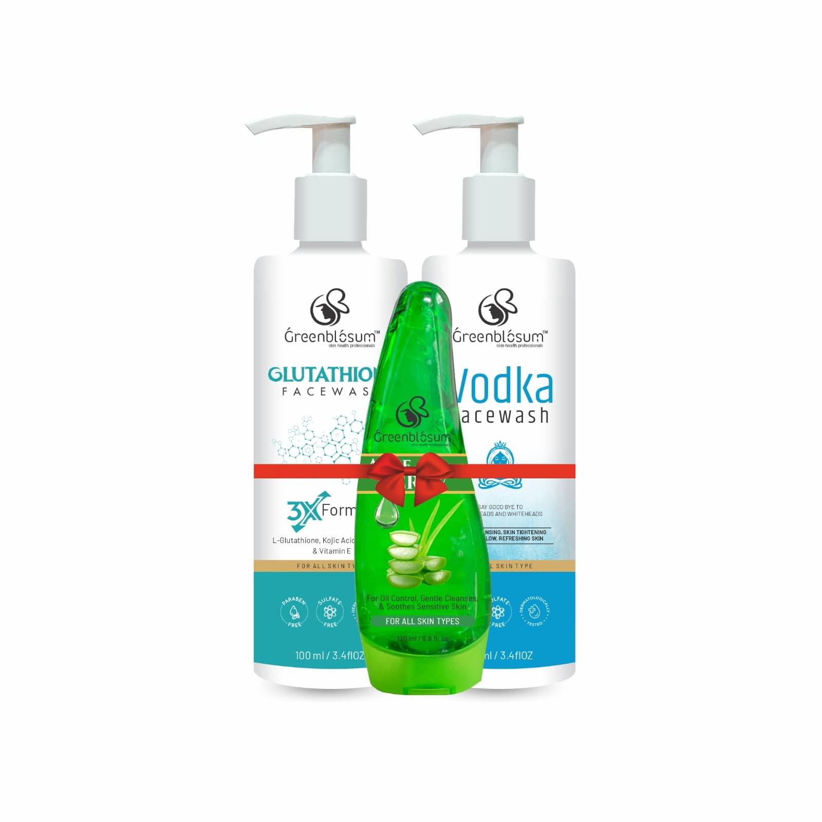     			GREENBLOSUM - Daily Use Face Wash For All Skin Type ( Pack of 3 )