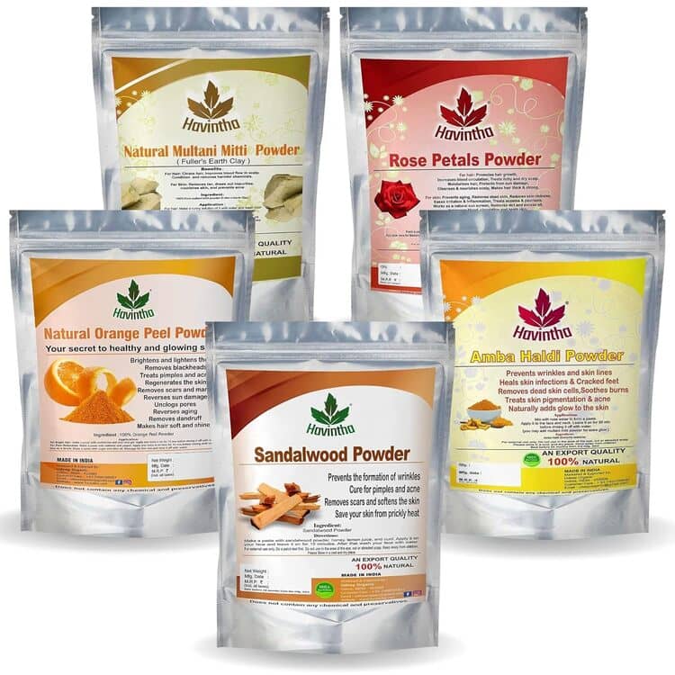 Havintha - Fairness Face Pack For Normal Skin ( Pack of 5 )
