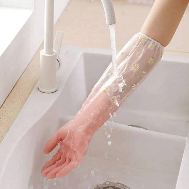     			Multicolor Latex Free Size Cleaning Gloves ( Pack of 1 )