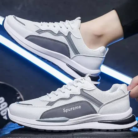     			Neakser Stylish Grey Men's Sneakers