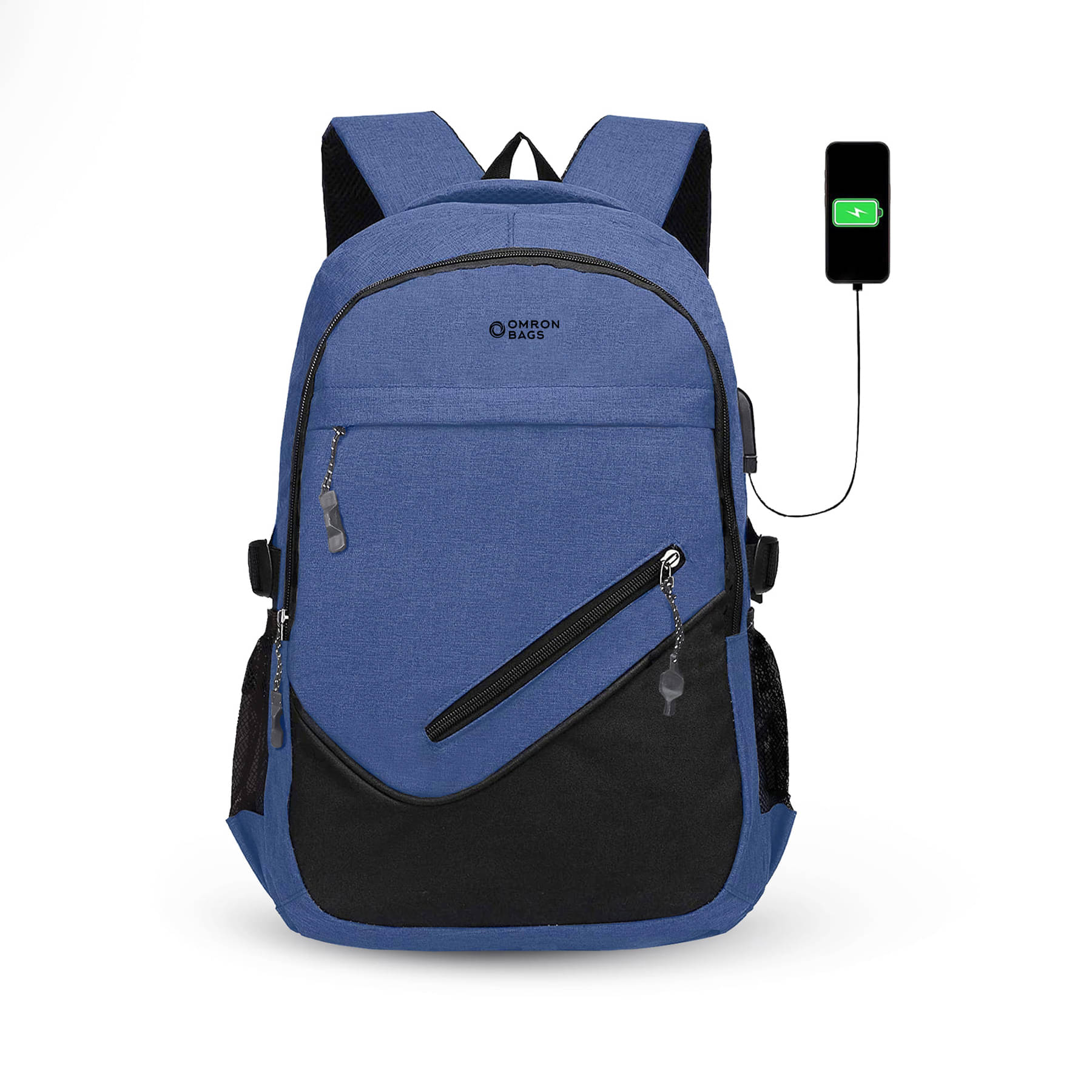 OMRON BAGS 28 Ltrs Polyester Backpack *For Men & Women ( Black ) OMRON BAGS 28 Ltrs Polyester Backpack *For Men & Women ( Black )
