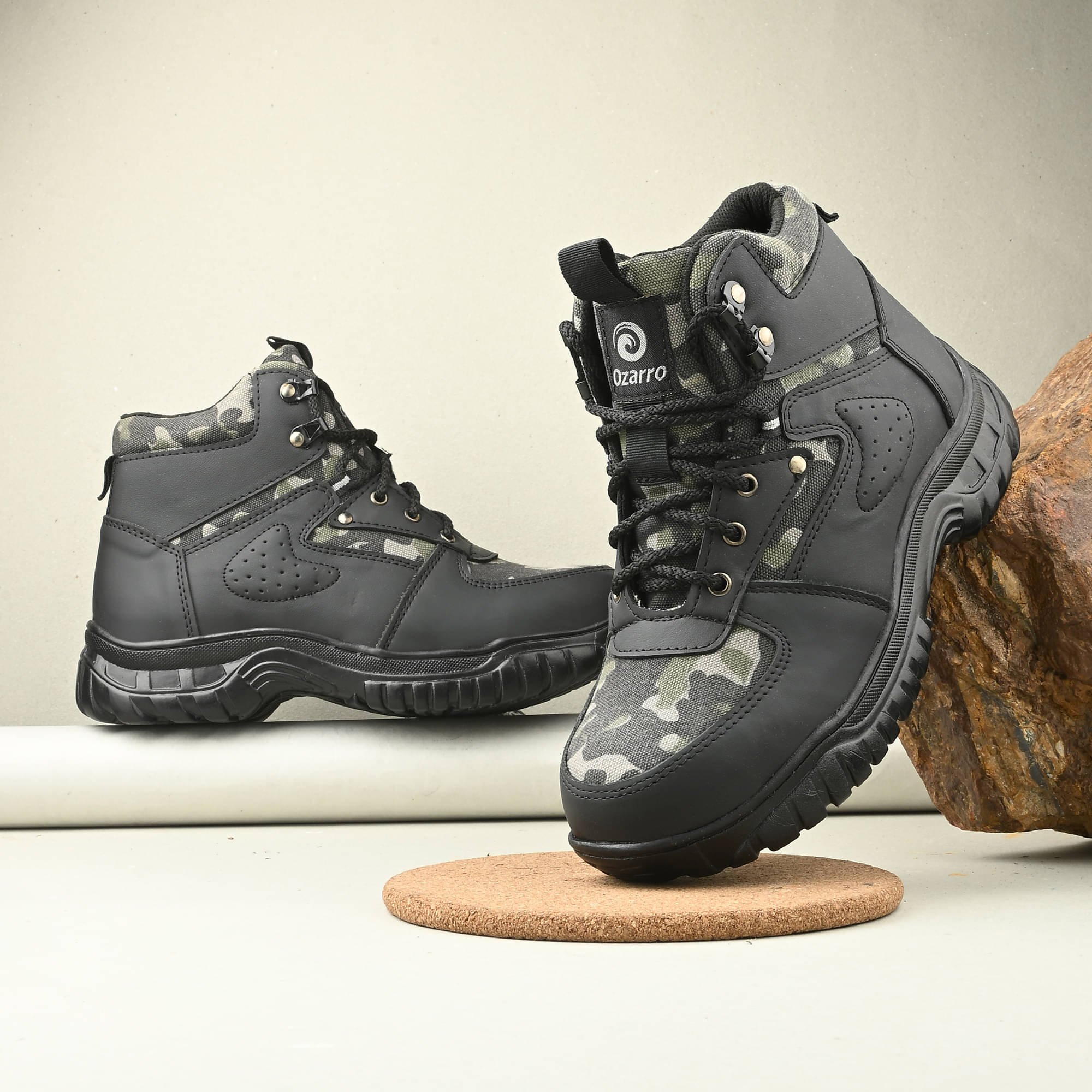     			Ozarro High Ankle Assorted Safety Shoes