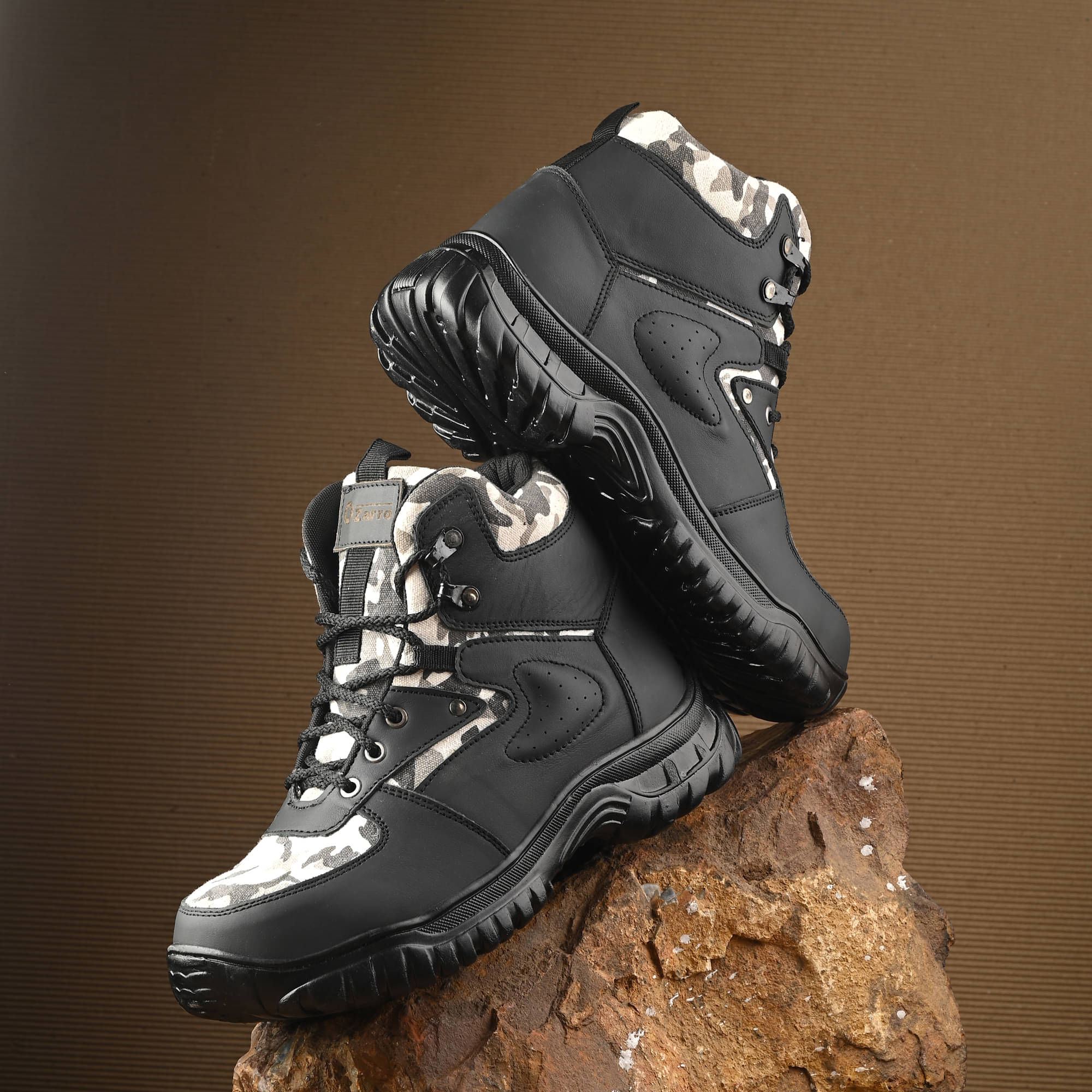     			Ozarro High Ankle Multi Color Safety Shoes