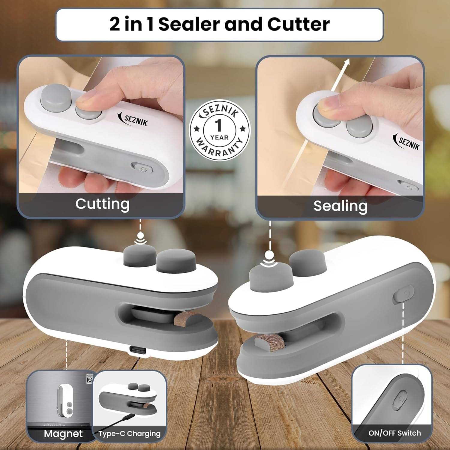 PRAANIYAA 2 in 1 Usb Sealing Machine PRAANIYAA 2 in 1 Usb Sealing Machine