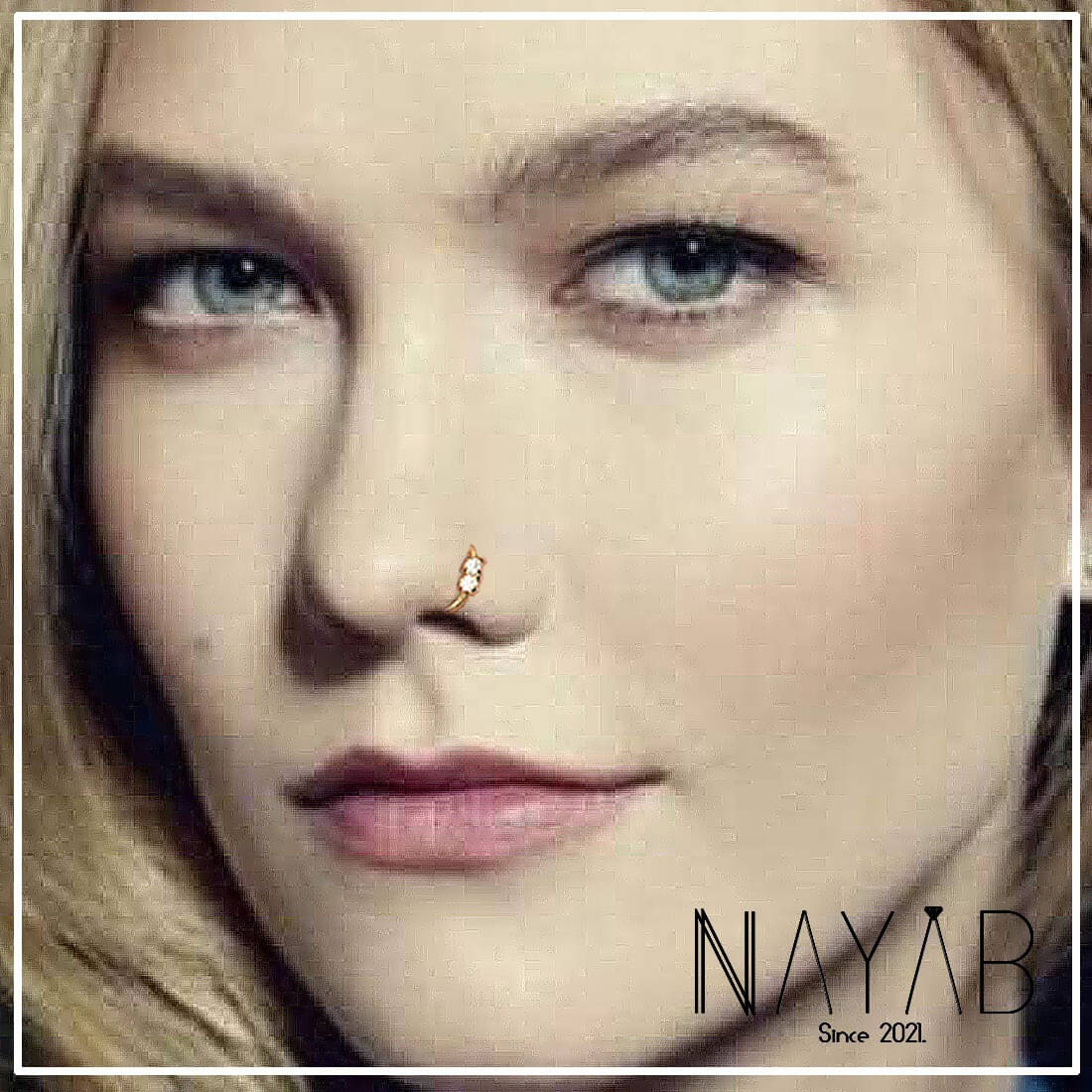 RENU CREATION Black Silver Plated Alloy, Brass, Metal Nose Stud () RENU CREATION Black Silver Plated Alloy, Brass, Metal Nose Stud ()