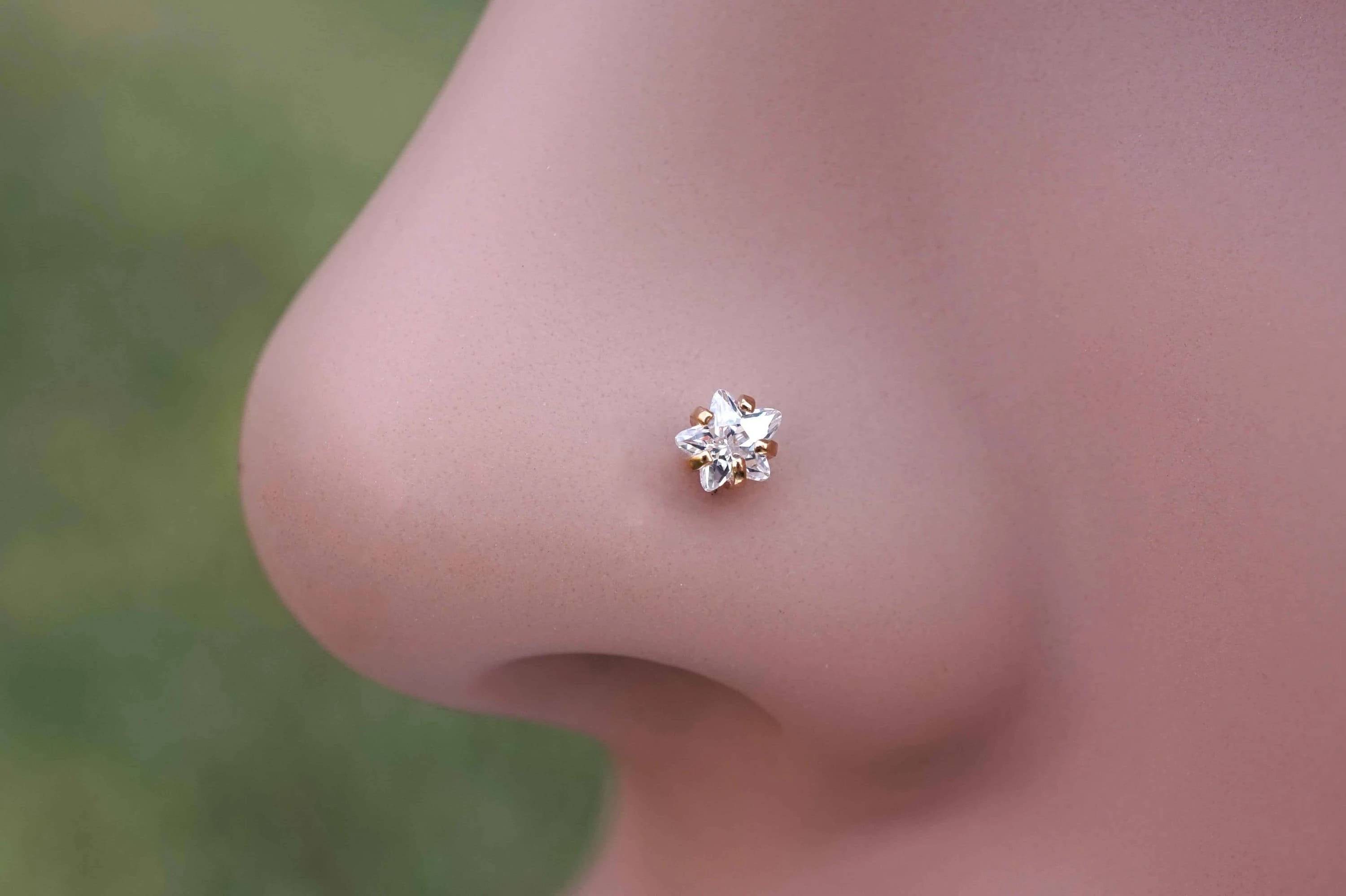     			RENU CREATION Gold-plated Plated Alloy Nose Ring ()