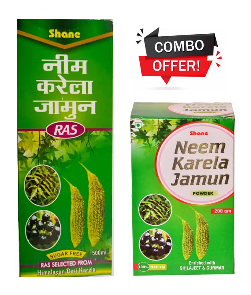     			Rikhi Neem Karela Jamun Powder 200gm & Ras Liquid 500 gm