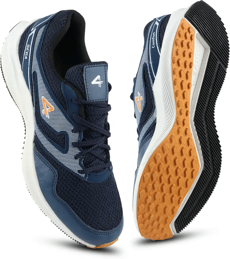     			SEGA Comfort Navy Blue Men's Sports Running Shoes