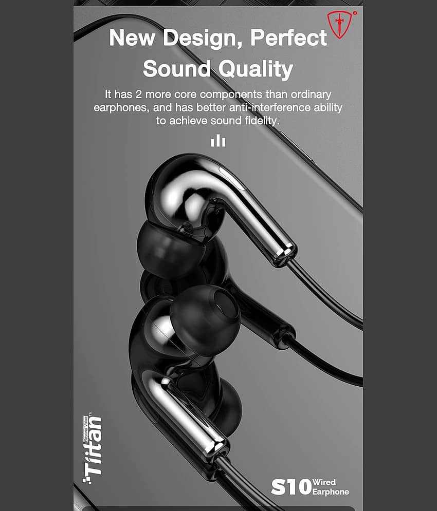 Buy Tecsox BassBuds Twist In Ear Wired With Mic Headphones