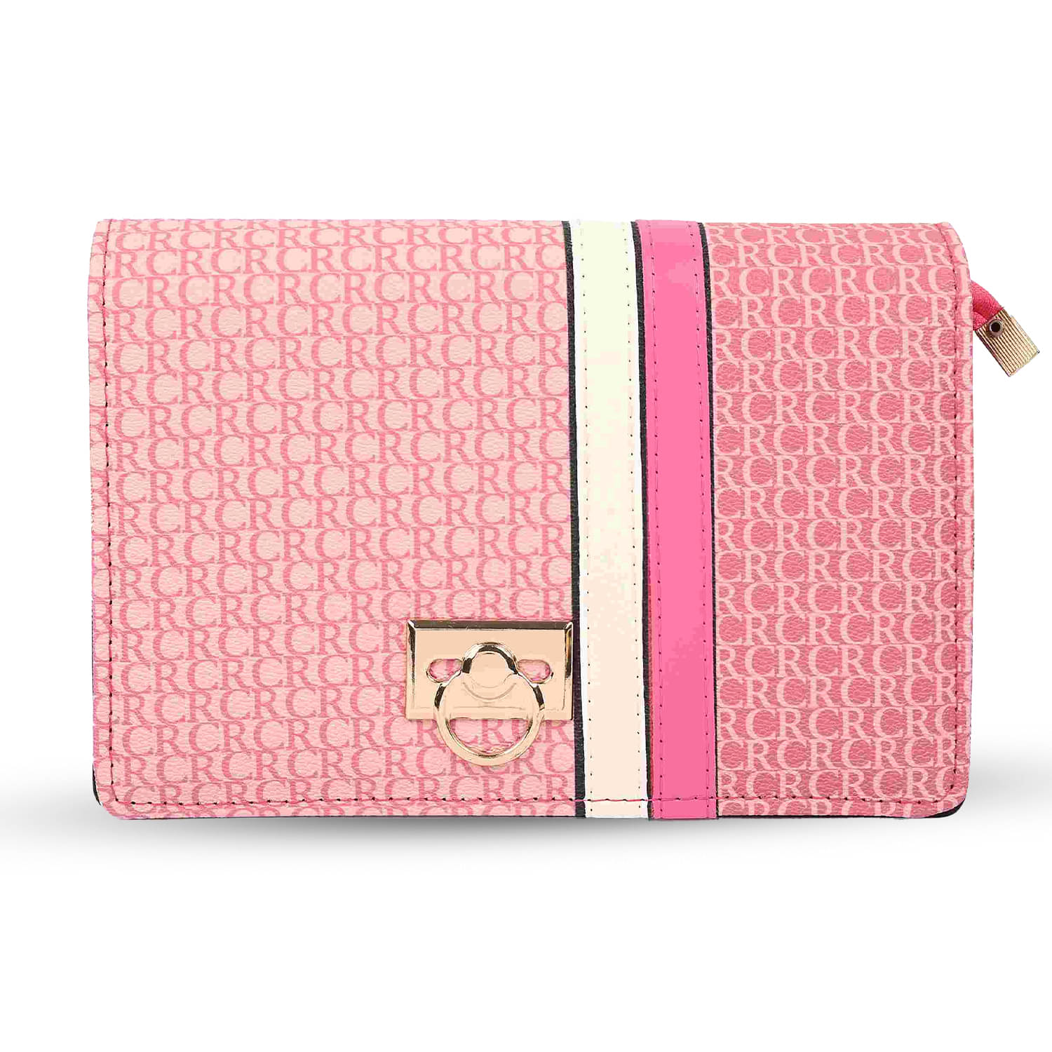     			Sageware Sling Bag Faux Leather Set of 1 ( Pink )