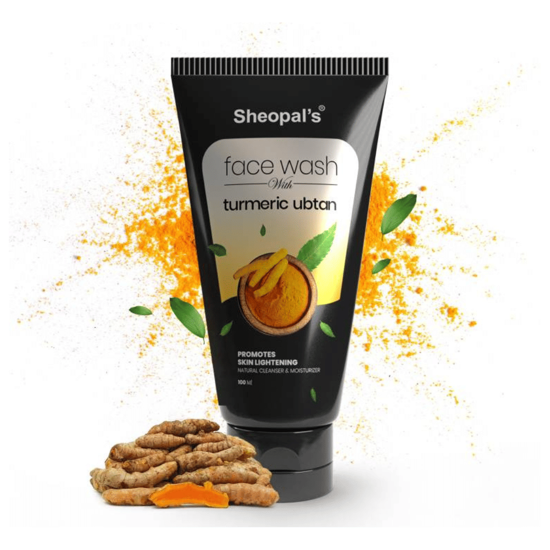 Sheopal's Turmeric Ubtan Face Wash For Tan Removal And Skin Brightening | Sulphate and Praben Free - 100 ml Sheopal's Turmeric Ubtan Face Wash For Tan Removal And Skin Brightening | Sulphate and Praben Free - 100 ml