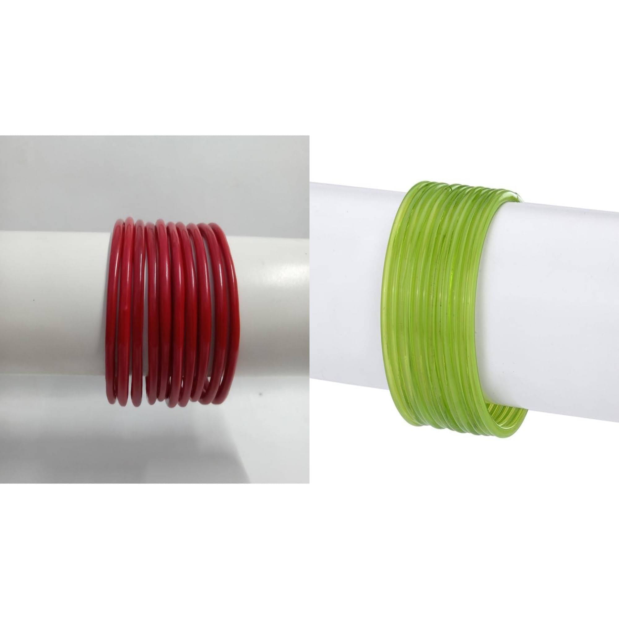     			Somil Multicolor Bangle Set ( Pack of 2 )