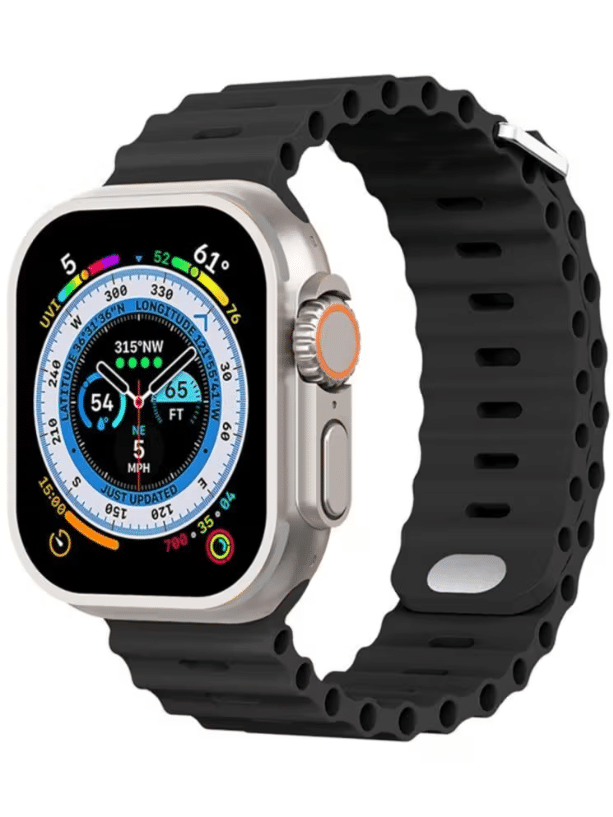     			T800 ultra smartwatch Black Smart Watch