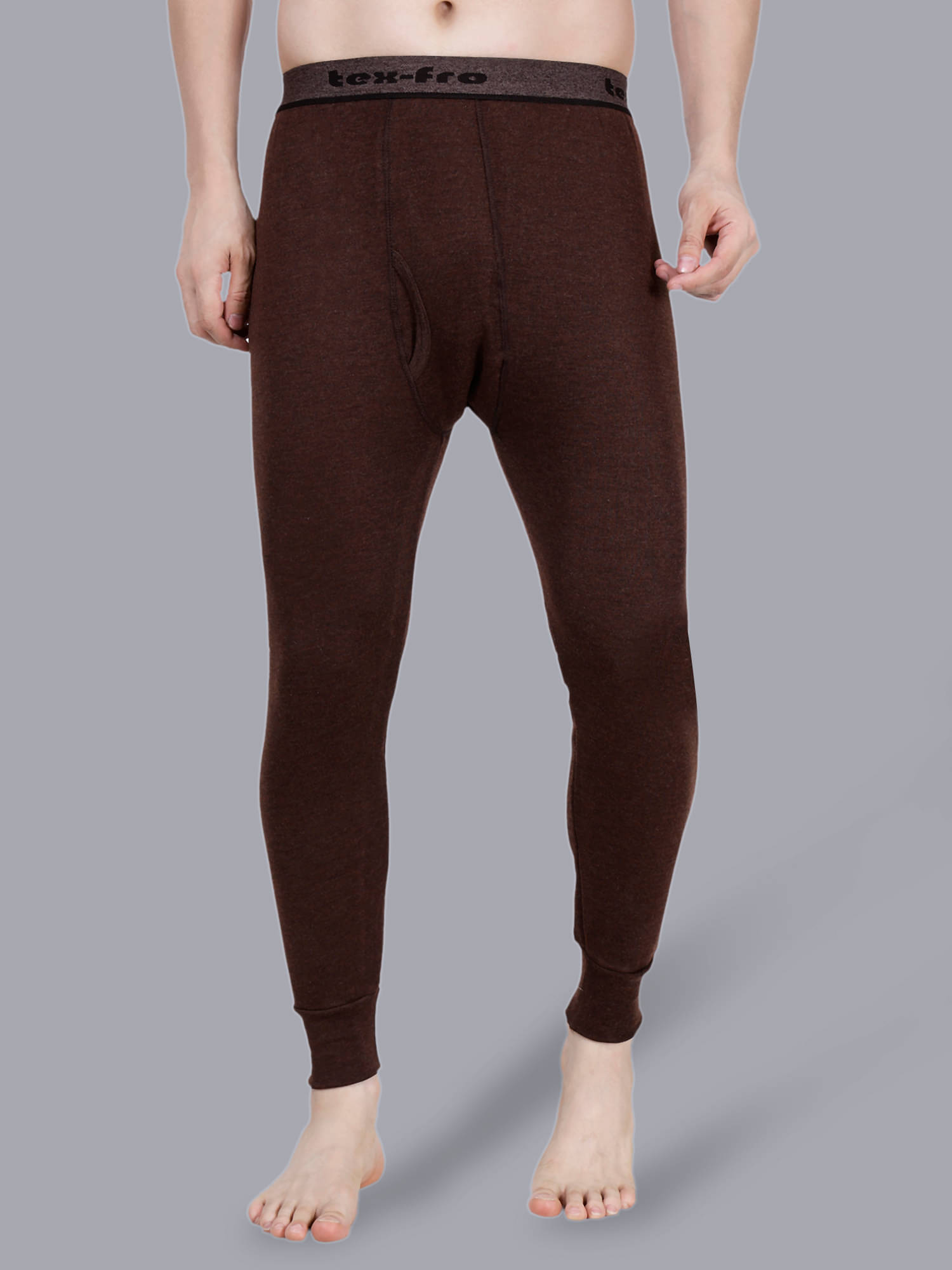Texfro Pack of 1 Woollen Thermal Bottoms For Men's ( Brown ) Texfro Pack of 1 Woollen Thermal Bottoms For Men's ( Brown )