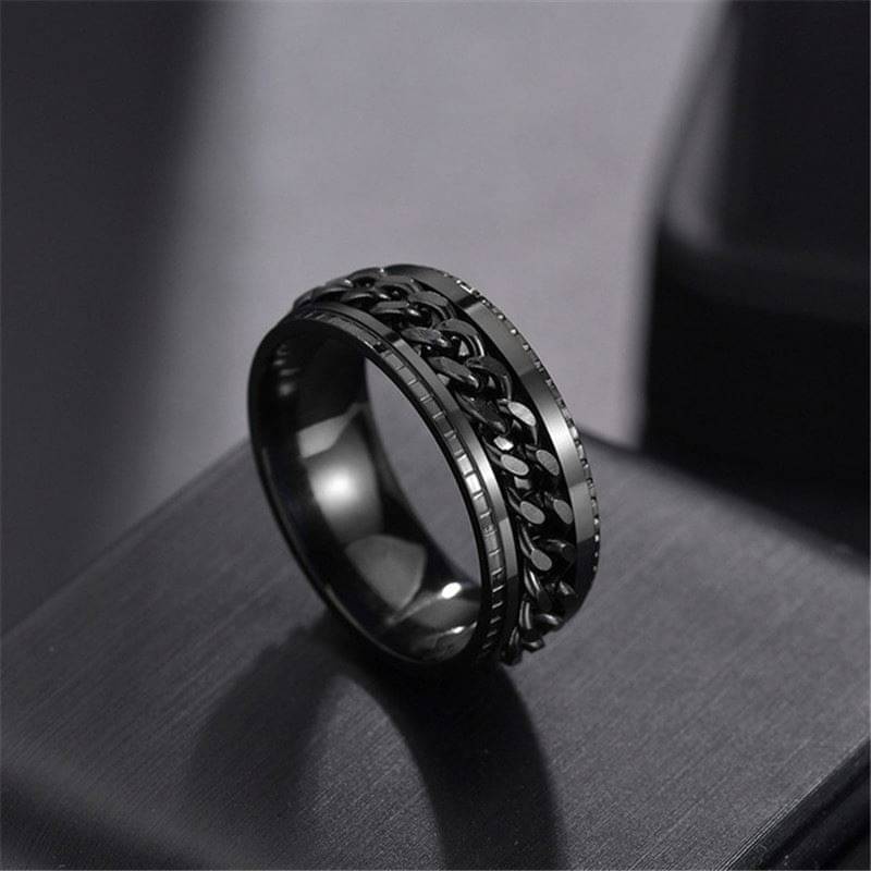     			Thrillz Black Rings ( Pack of 1 )