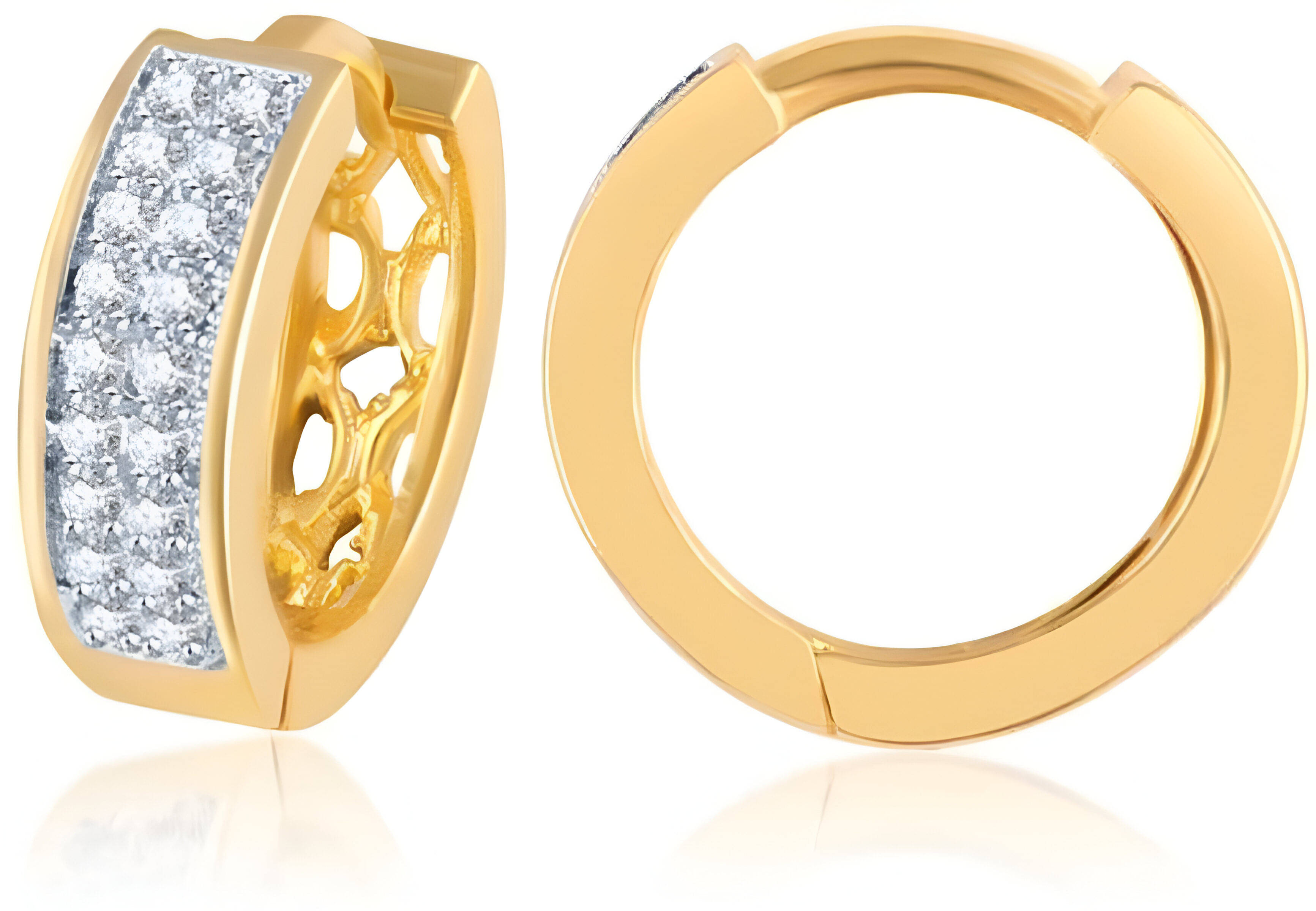     			Thrillz Golden Stud Earrings ( Pack of 1 )