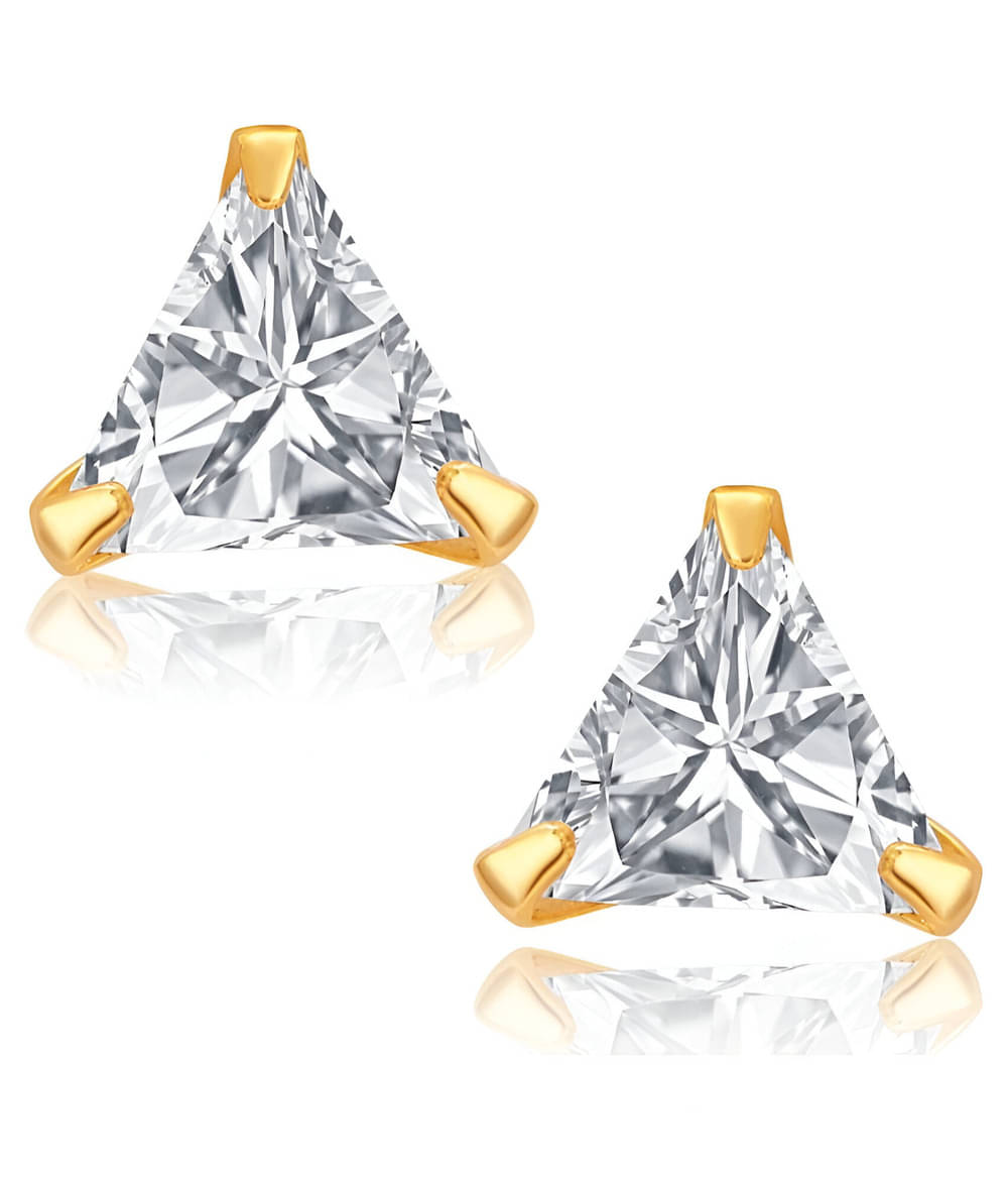     			Thrillz Golden Stud Earrings ( Pack of 1 )