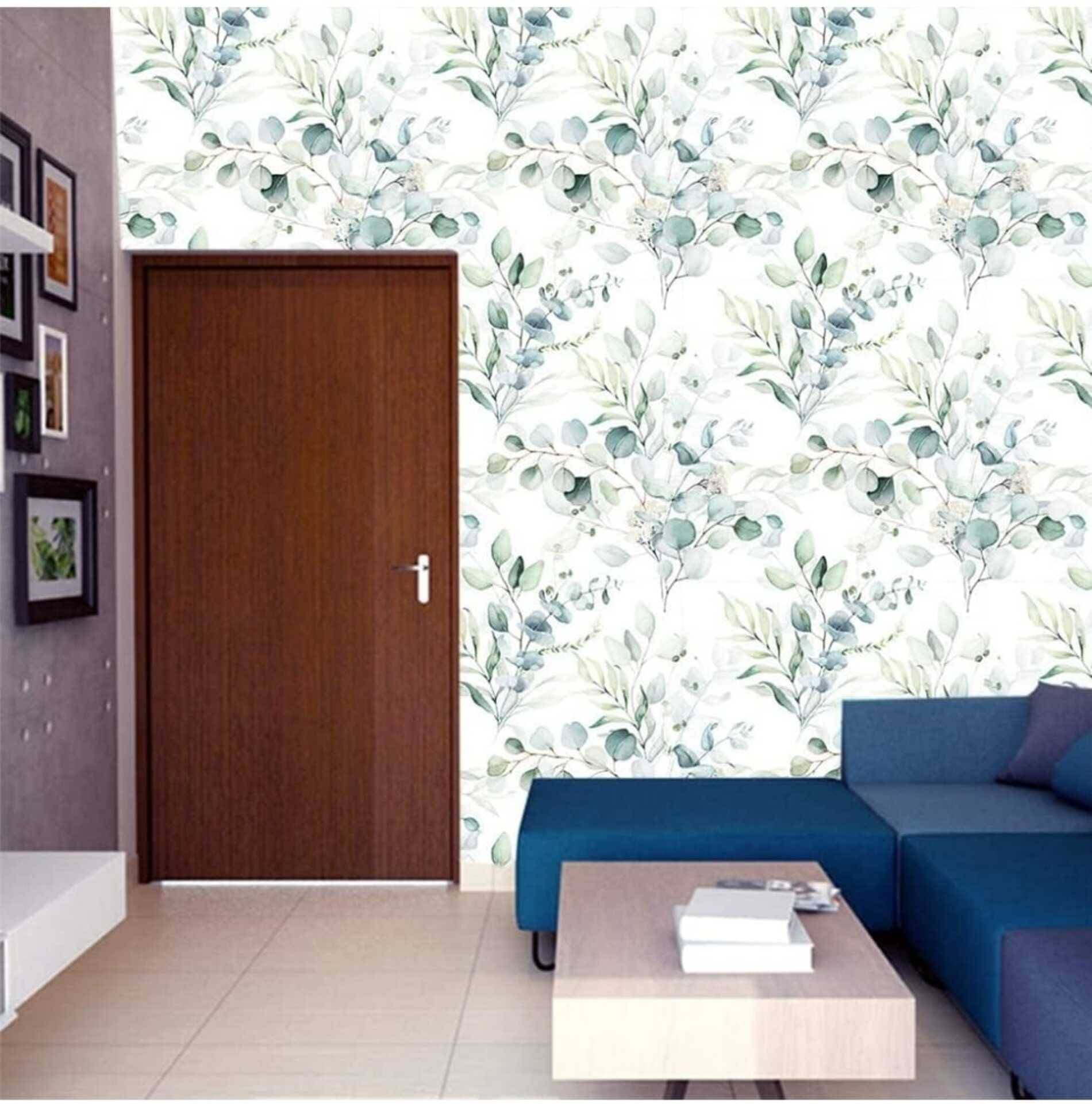 WRUNJI,LIGHT GREEN Floral Self-Adhesive Wallpaper PVC Peel & Kitchen & Furniture Makeover(45x500 cm) WRUNJI,LIGHT GREEN Floral Self-Adhesive Wallpaper PVC Peel & Kitchen & Furniture Makeover(45x500 cm)